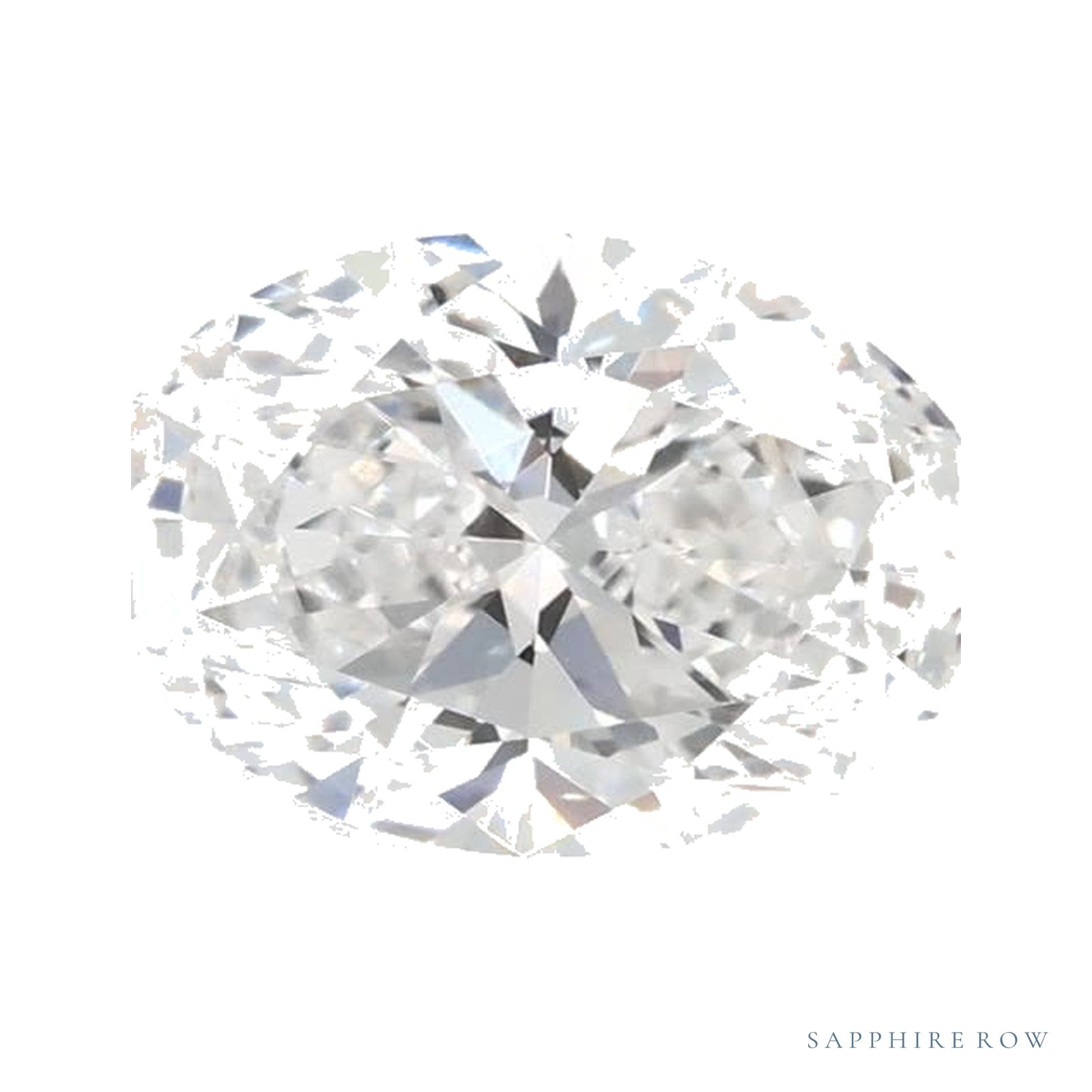 1.03 ct lab-grown diamond, oval cut | Sapphire Row · cut4