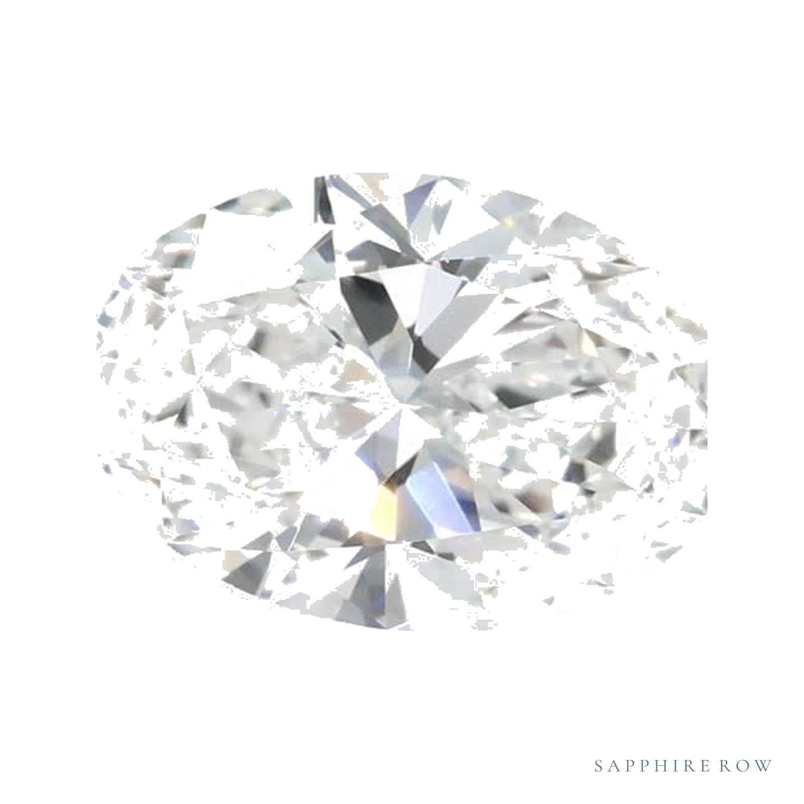 1.03 ct lab-grown diamond, oval cut | Sapphire Row · cut4