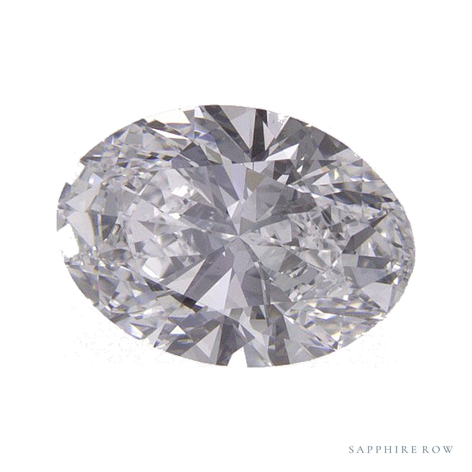 1.03 ct lab-grown diamond, oval cut | Sapphire Row · cut4