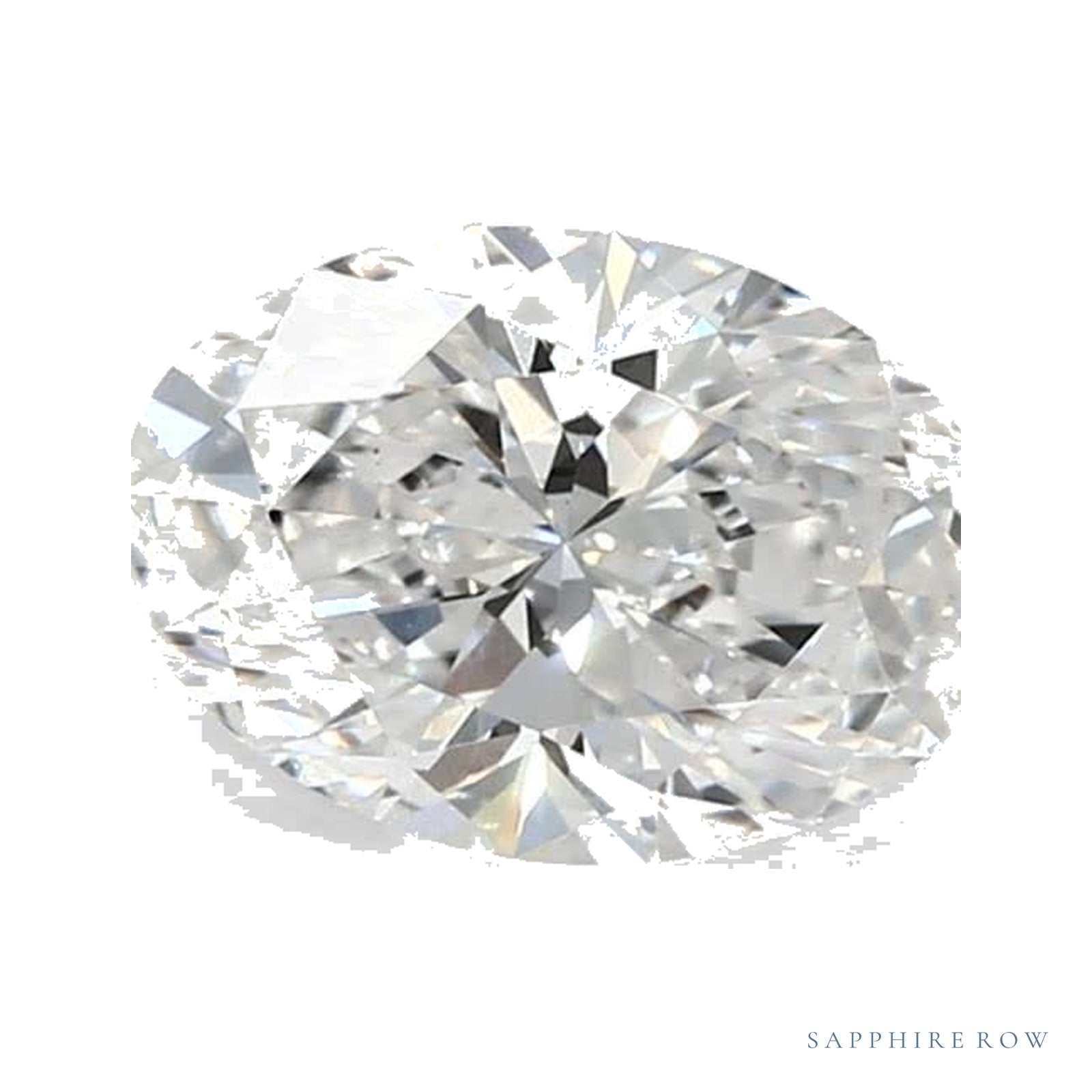 1.03 ct lab-grown diamond, oval cut | Sapphire Row · cut4