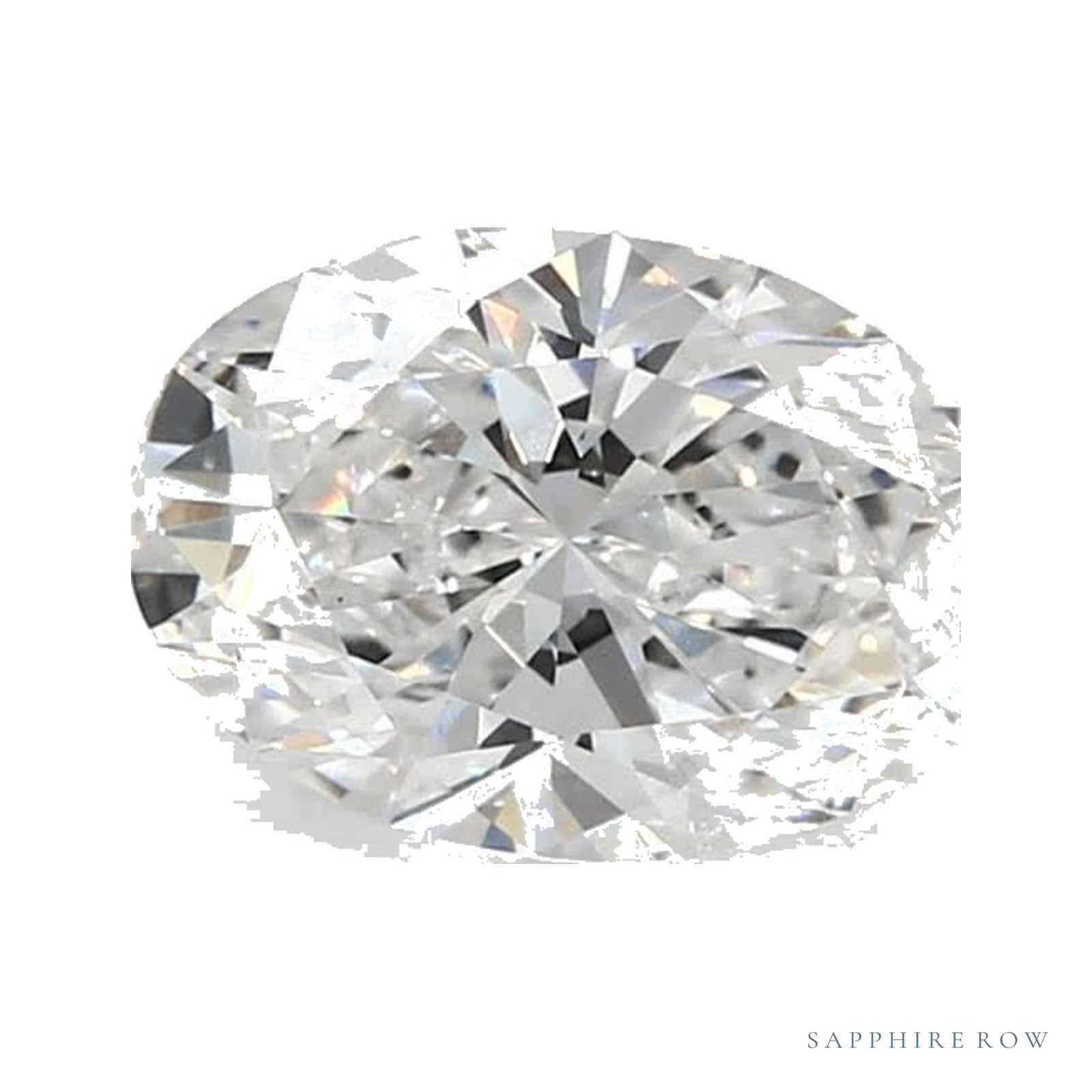1.03 ct lab-grown diamond, oval cut | Sapphire Row · cut4