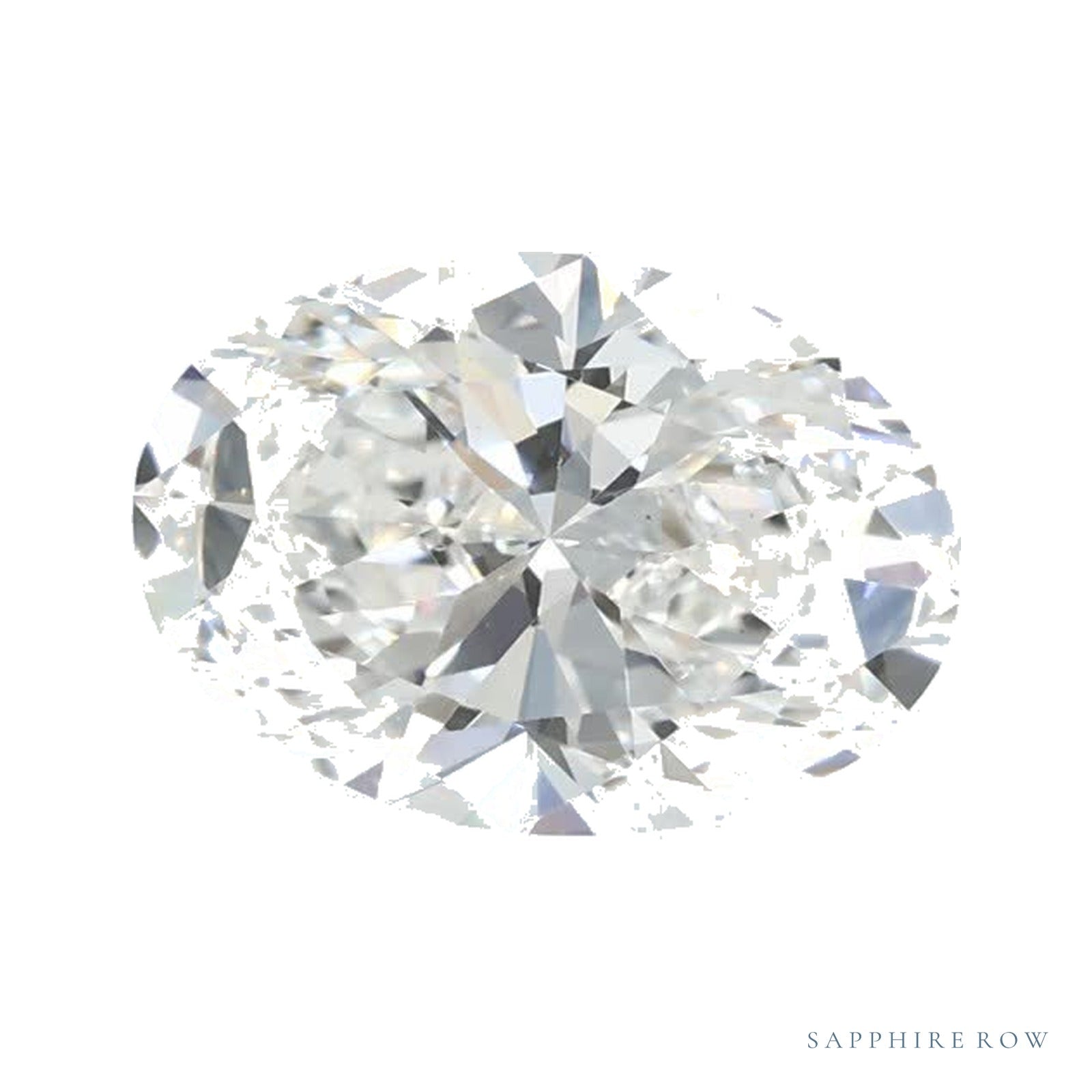 1.03 ct lab-grown diamond, oval cut | Sapphire Row · cut4