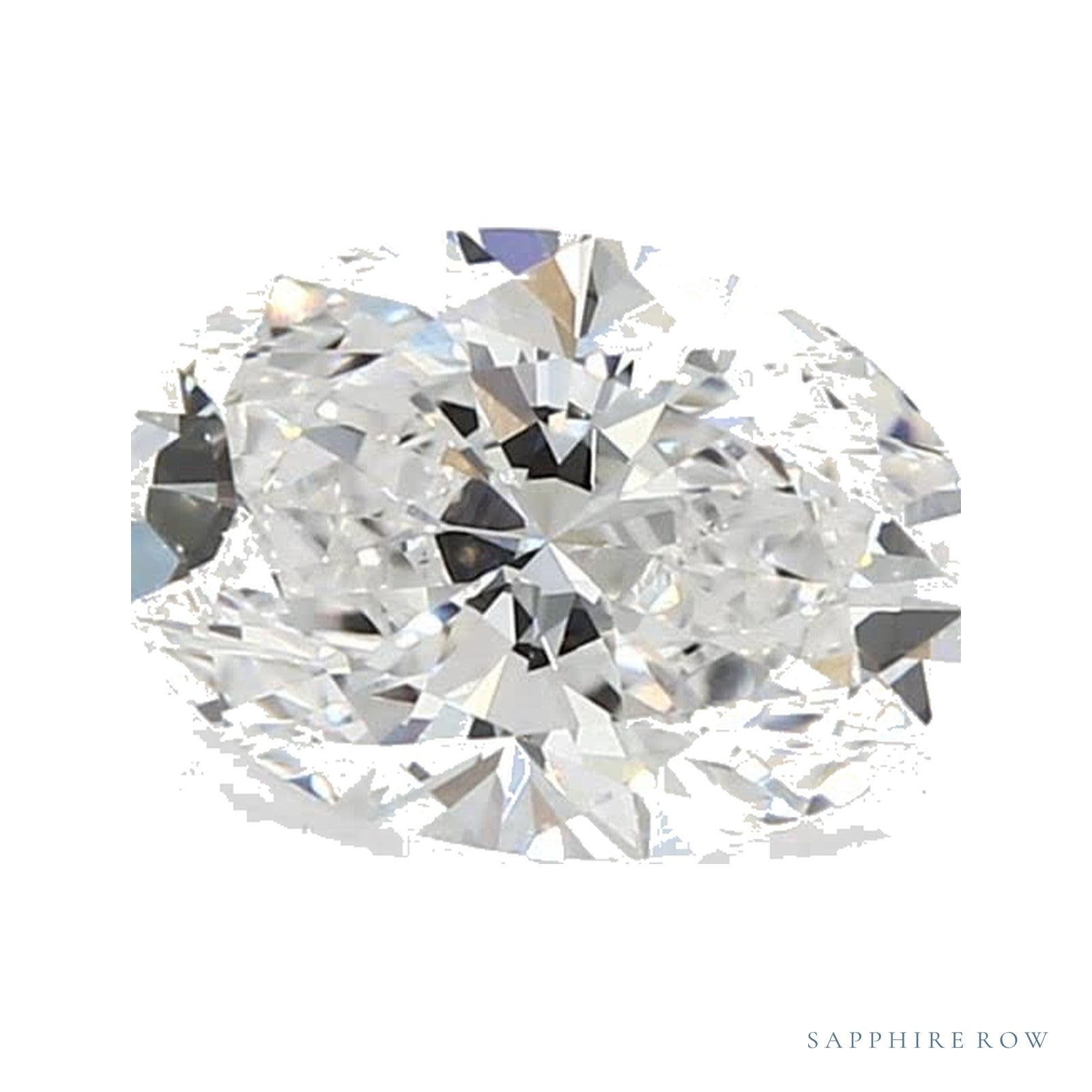 1.03 ct lab-grown diamond, oval cut | Sapphire Row · cut4