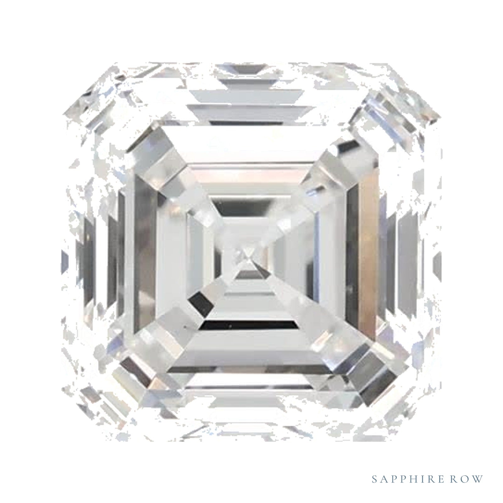 1.03 ct lab-grown diamond, asscher cut | Sapphire Row · cut4