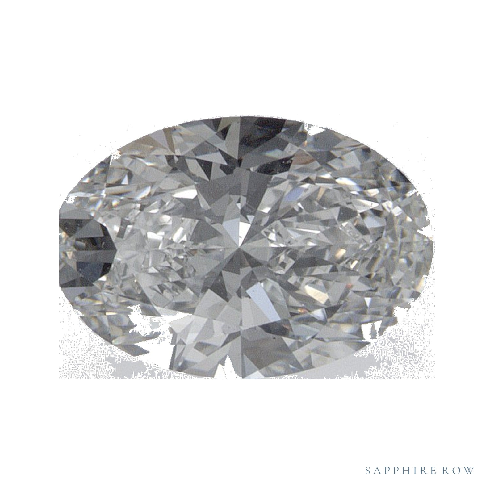 1.03 ct lab-grown diamond, oval cut | Sapphire Row · cut4