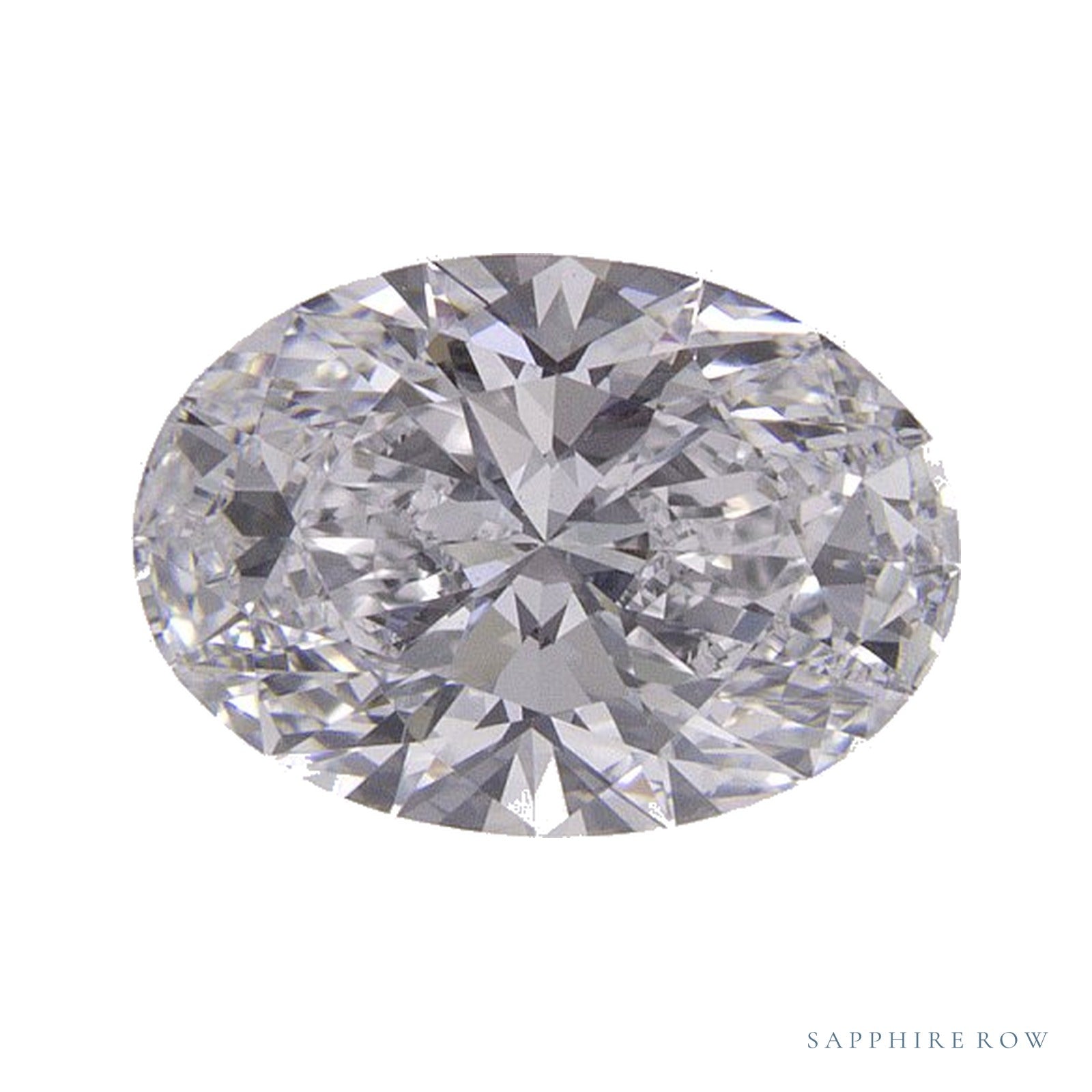 1.03 ct lab-grown diamond, oval cut | Sapphire Row · cut4