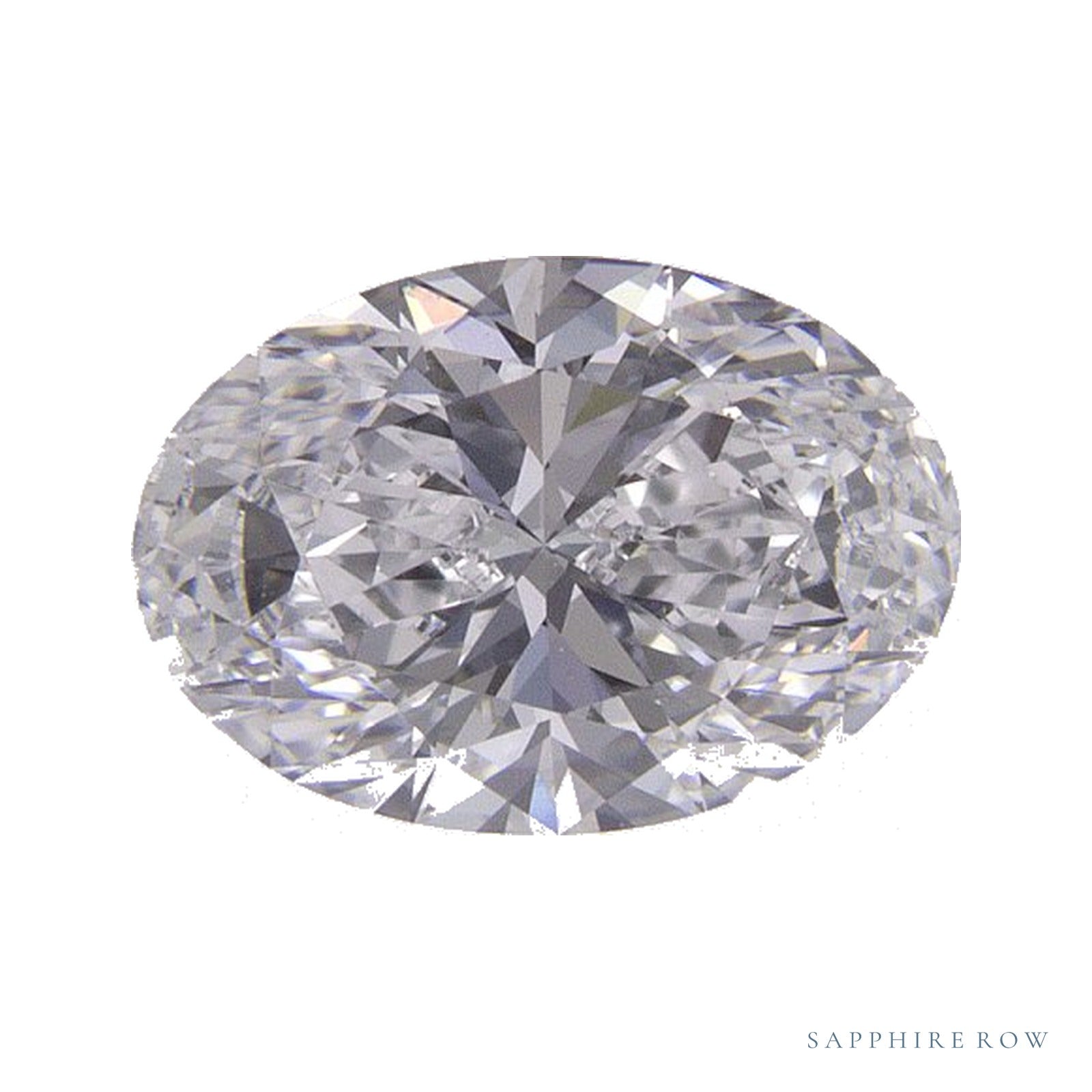 1.03 ct lab-grown diamond, oval cut | Sapphire Row · cut4