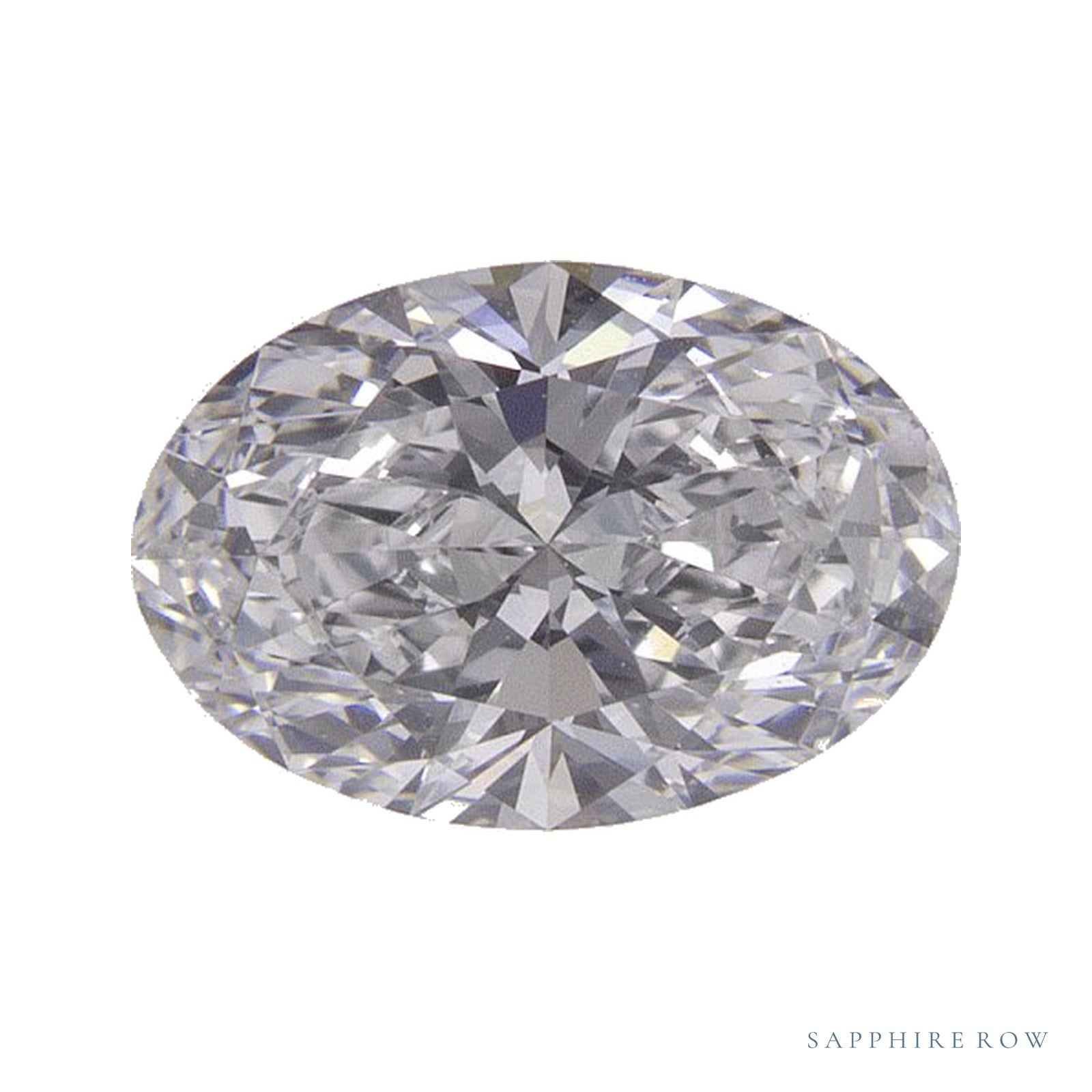 1.03 ct lab-grown diamond, oval cut | Sapphire Row · cut4