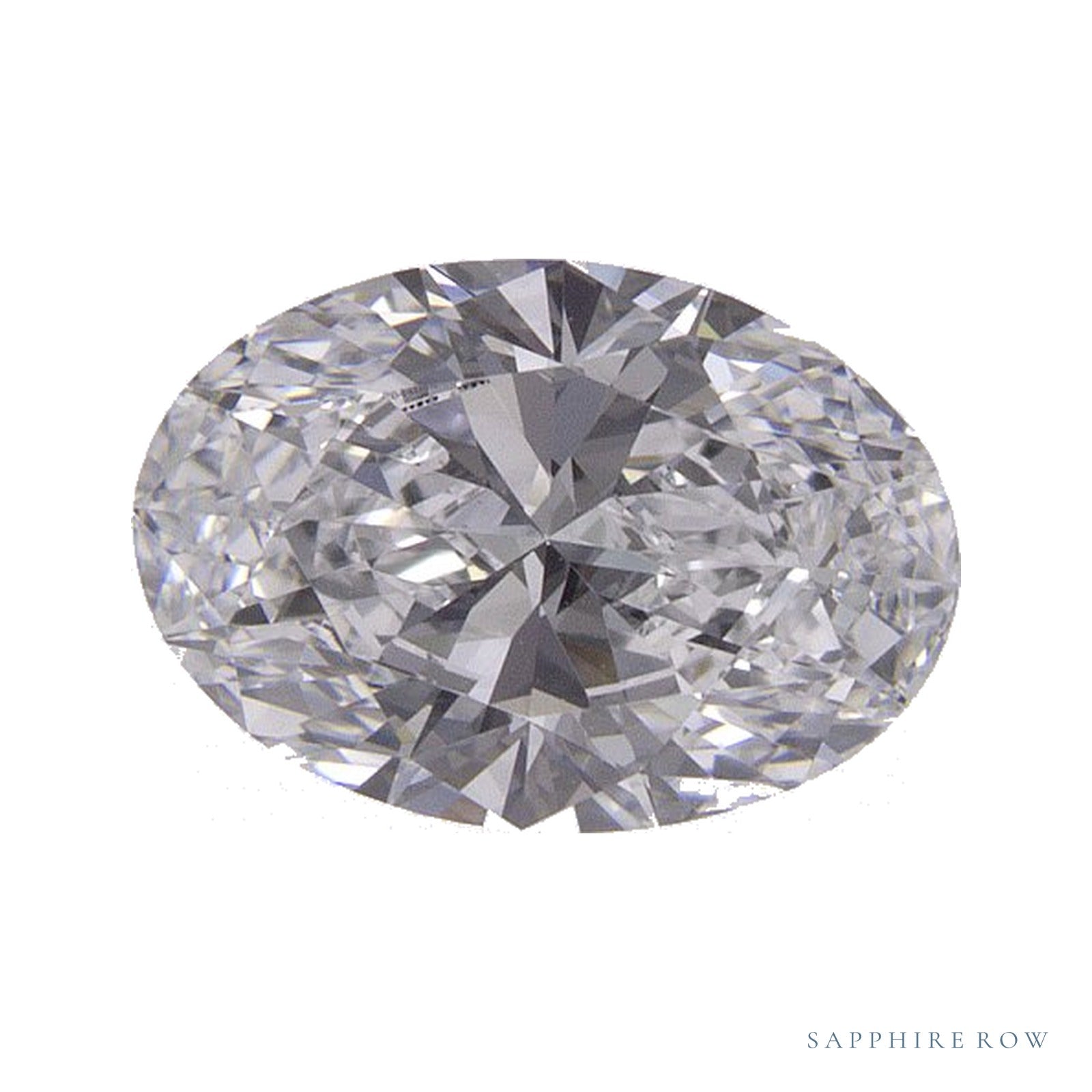 1.03 ct lab-grown diamond, oval cut | Sapphire Row · cut4