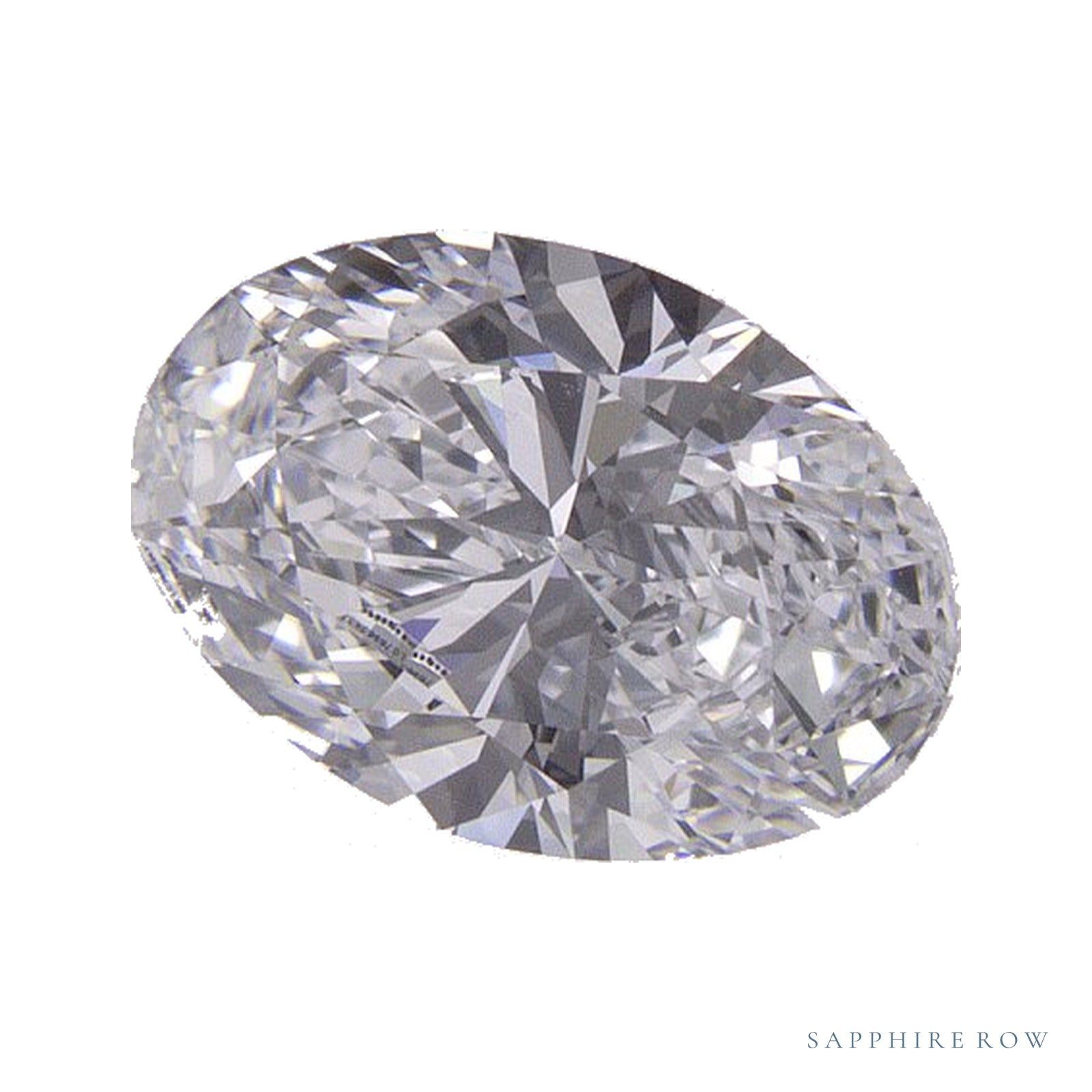 1.03 ct lab-grown diamond, oval cut | Sapphire Row · cut4