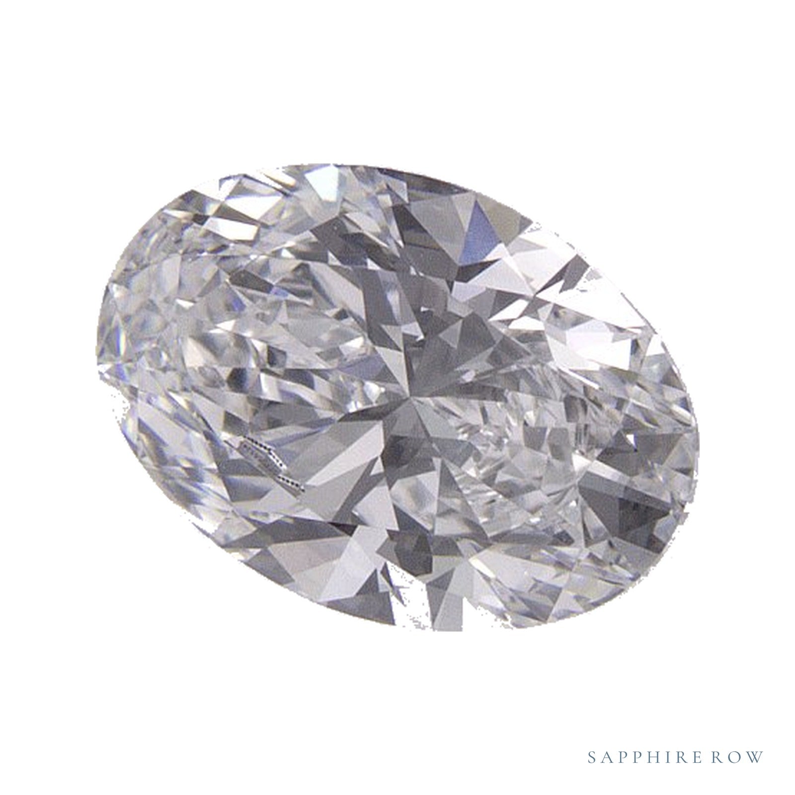 1.03 ct lab-grown diamond, oval cut | Sapphire Row · cut4