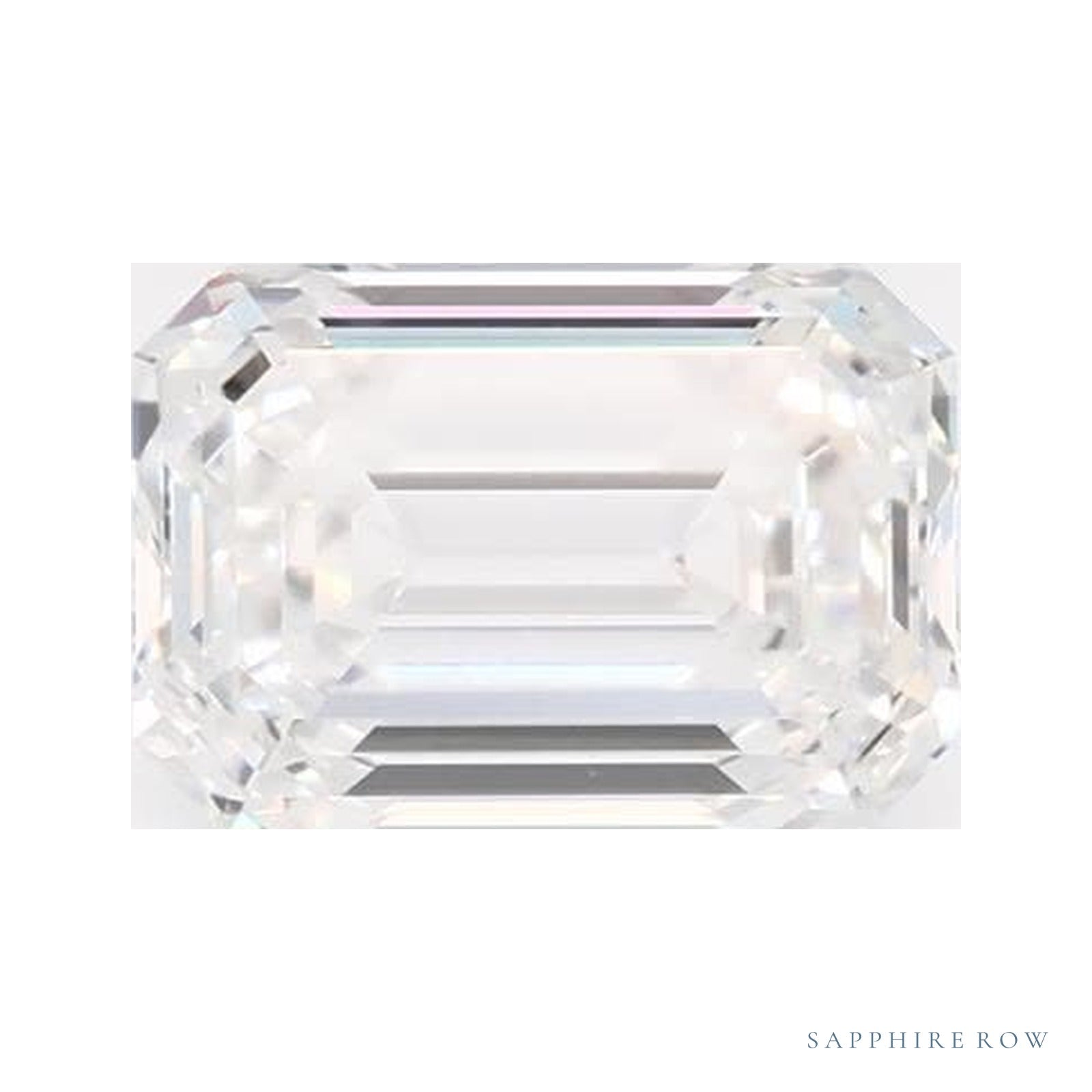 1.03 ct lab-grown diamond, emerald cut | Sapphire Row · cut4