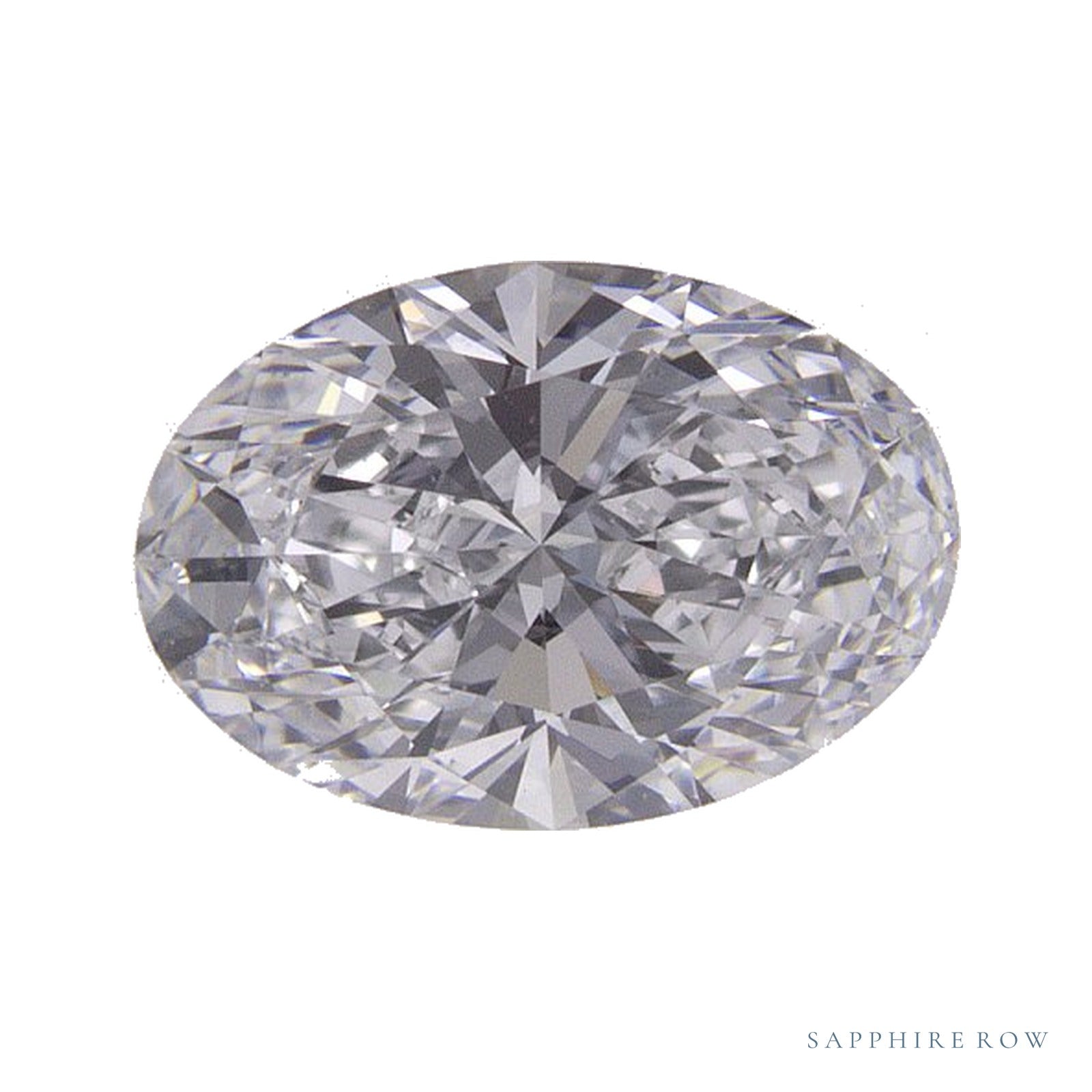1.03 ct lab-grown diamond, oval cut | Sapphire Row · cut4
