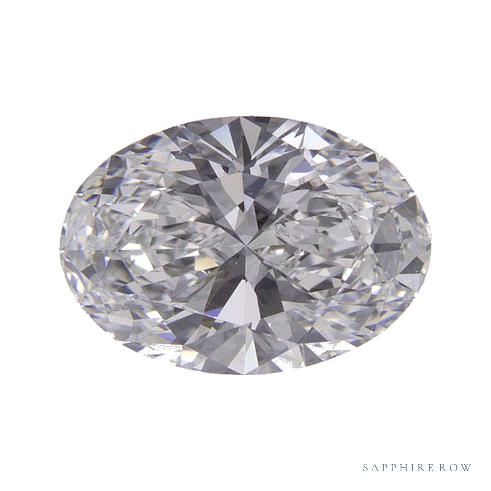 1.03 ct lab-grown diamond, oval cut | Sapphire Row · cut4