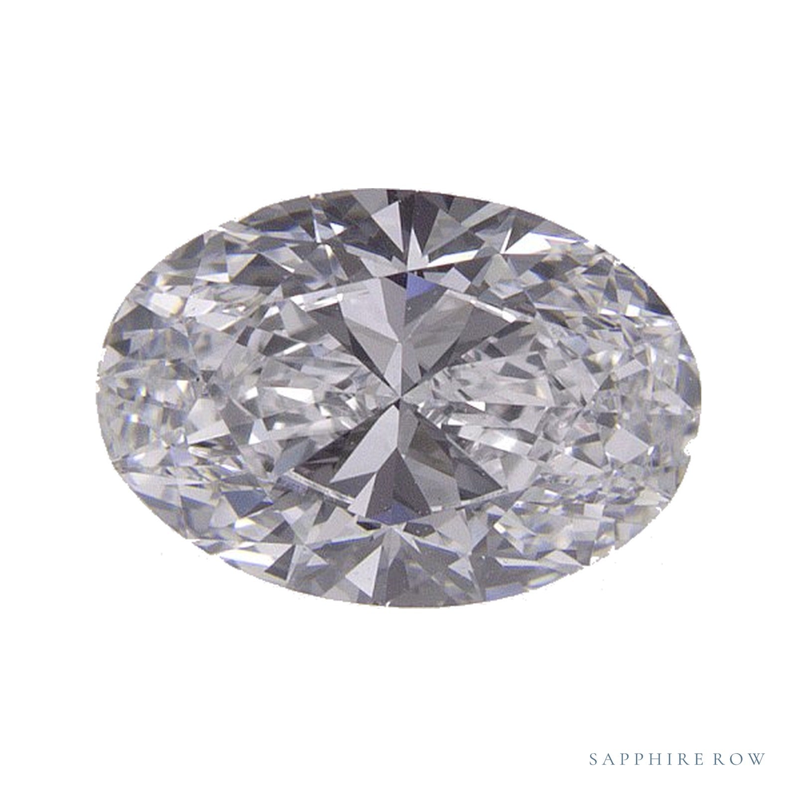 1.03 ct lab-grown diamond, oval cut | Sapphire Row · cut4