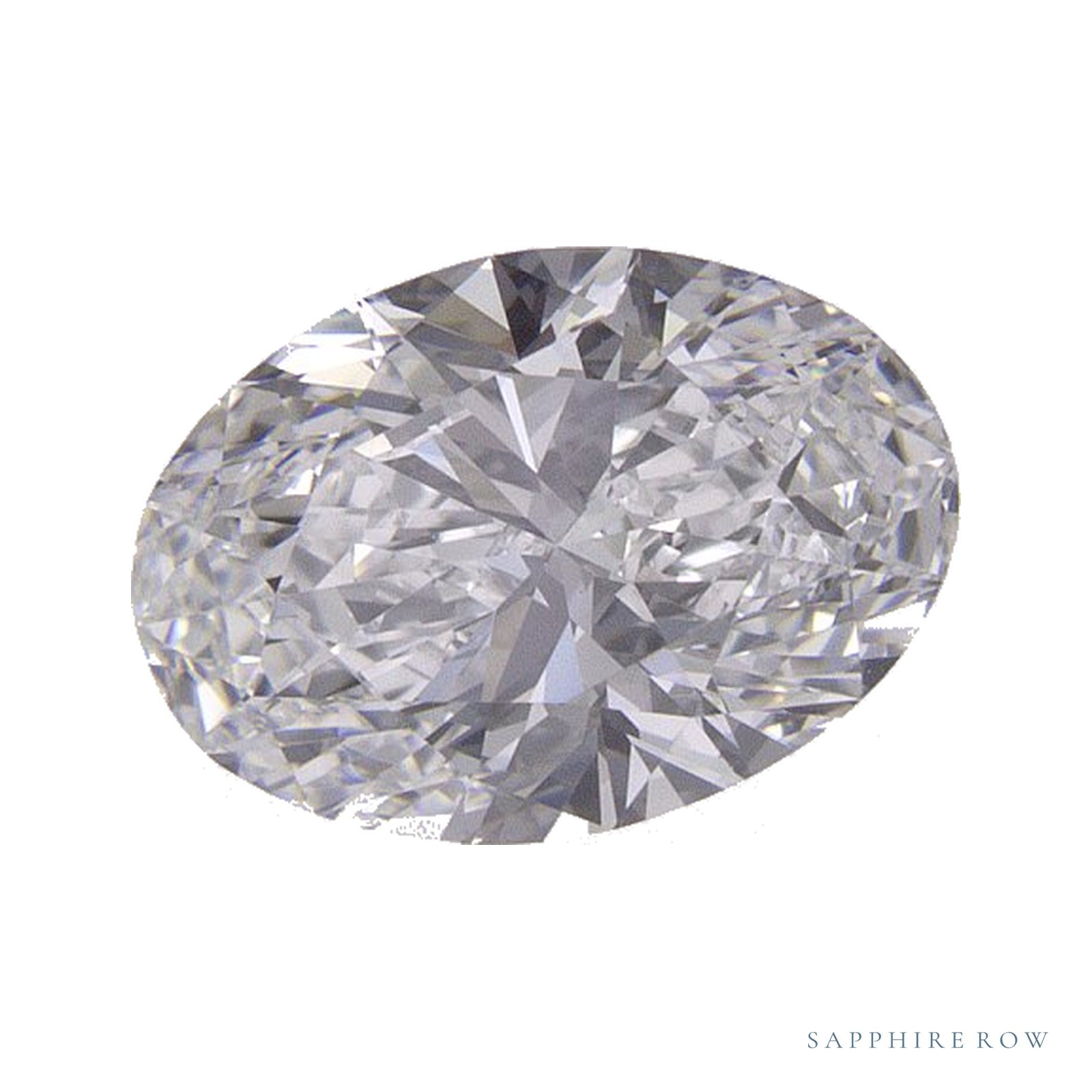 1.03 ct lab-grown diamond, oval cut | Sapphire Row · cut4