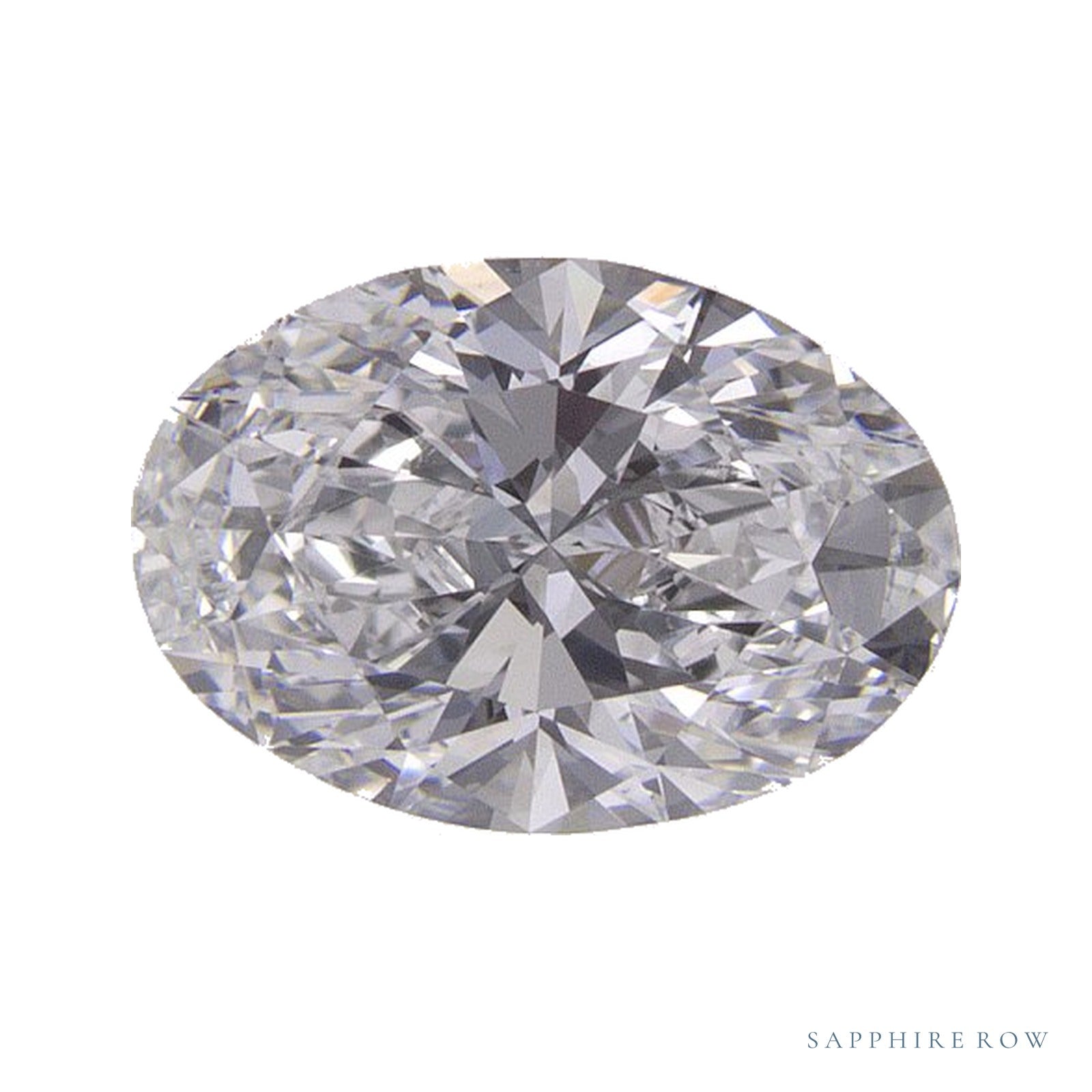 1.03 ct lab-grown diamond, oval cut | Sapphire Row · cut4