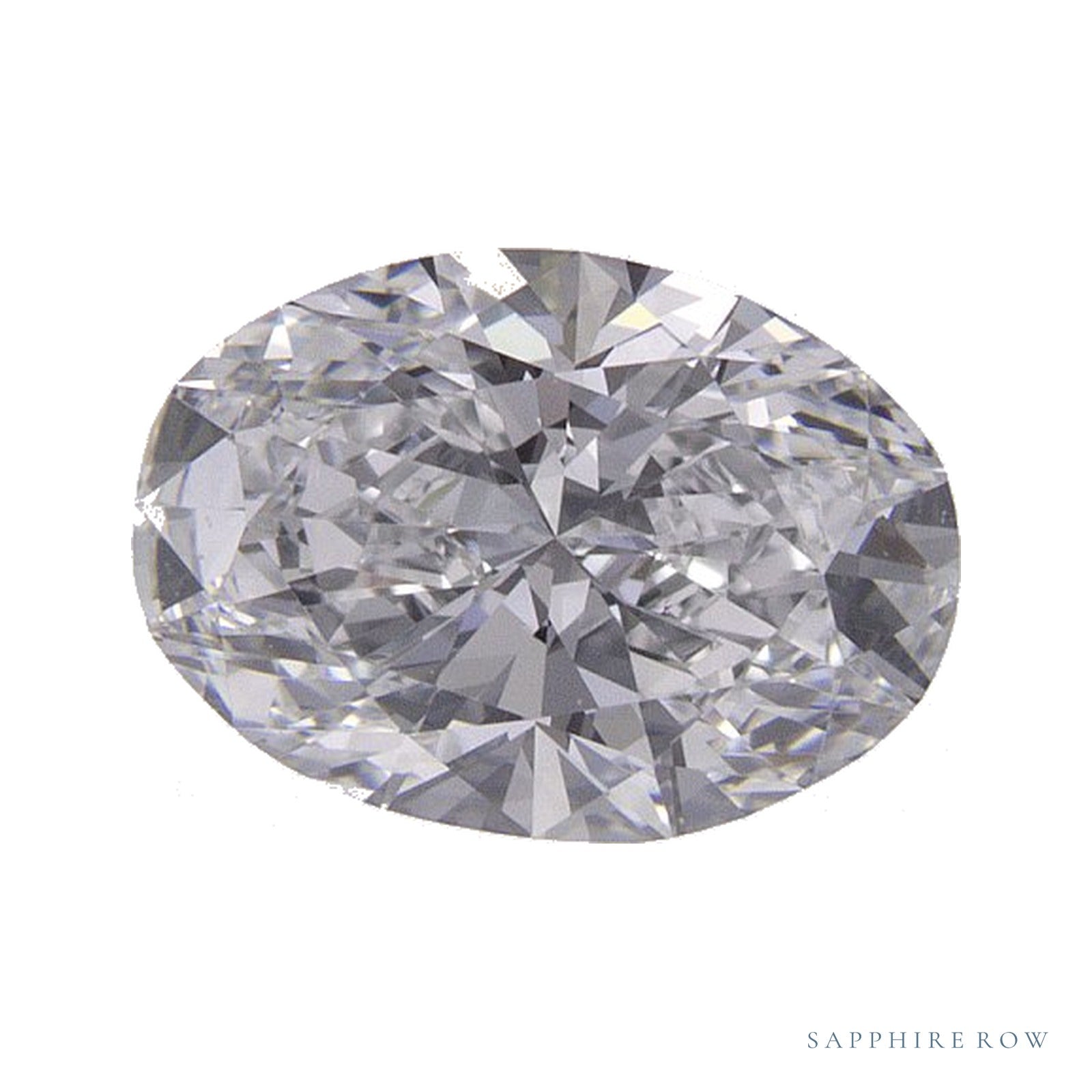 1.03 ct lab-grown diamond, oval cut | Sapphire Row · cut4