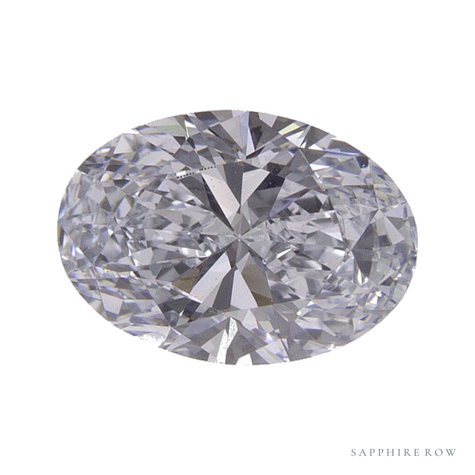 1.03 ct lab-grown diamond, oval cut | Sapphire Row · cut4