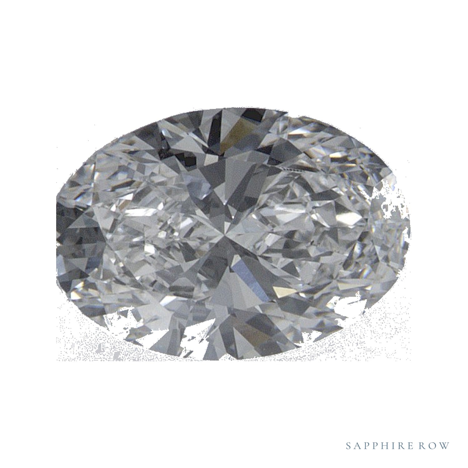 1.03 ct lab-grown diamond, oval cut | Sapphire Row · cut4