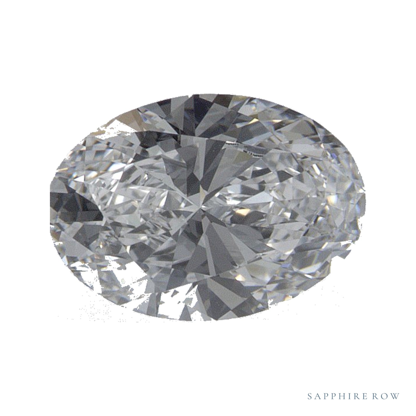 1.03 ct lab-grown diamond, oval cut | Sapphire Row · cut4