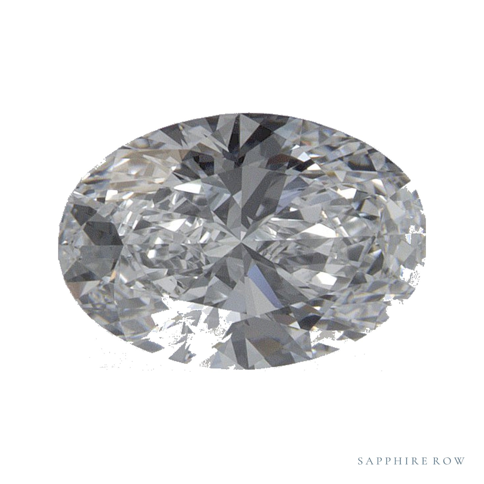 1.03 ct lab-grown diamond, oval cut | Sapphire Row · cut4
