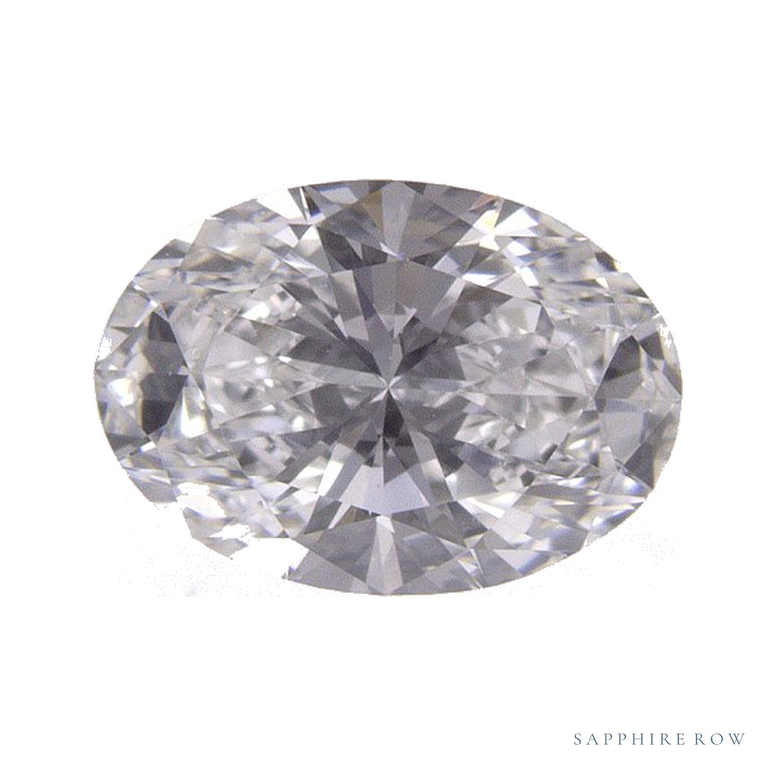 1.03 ct lab-grown diamond, oval cut | Sapphire Row · cut4