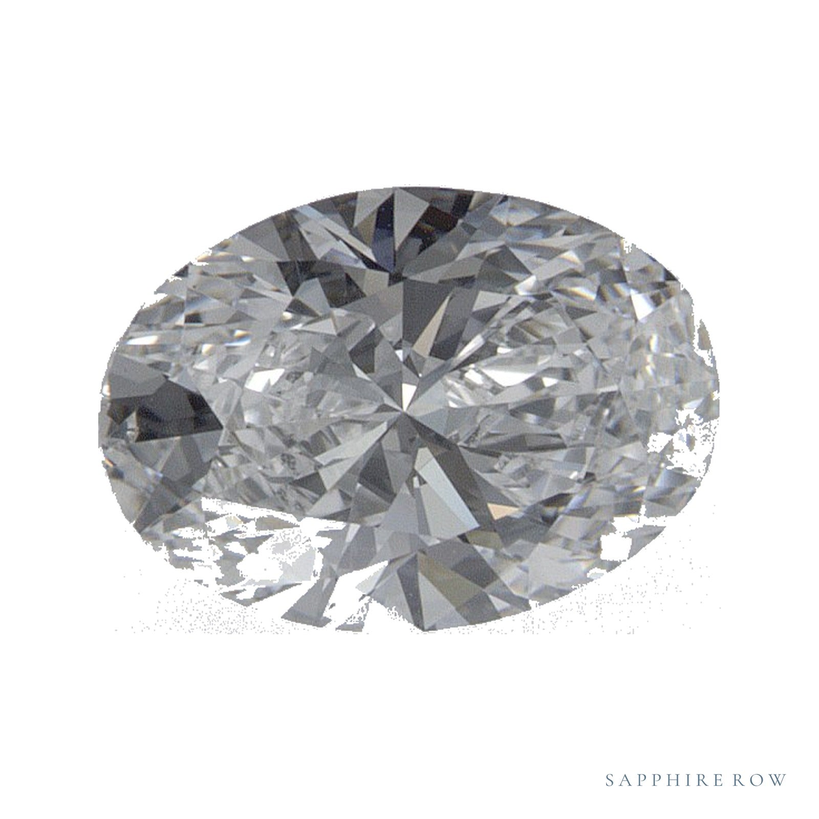 1.03 ct lab-grown diamond, oval cut | Sapphire Row · cut4