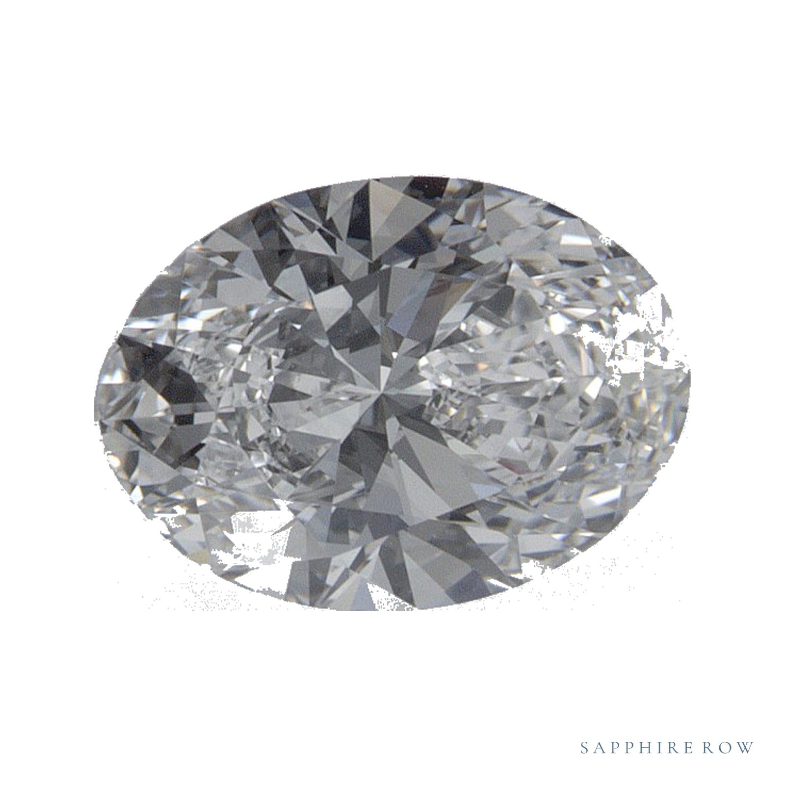 1.03 ct lab-grown diamond, oval cut | Sapphire Row · cut4