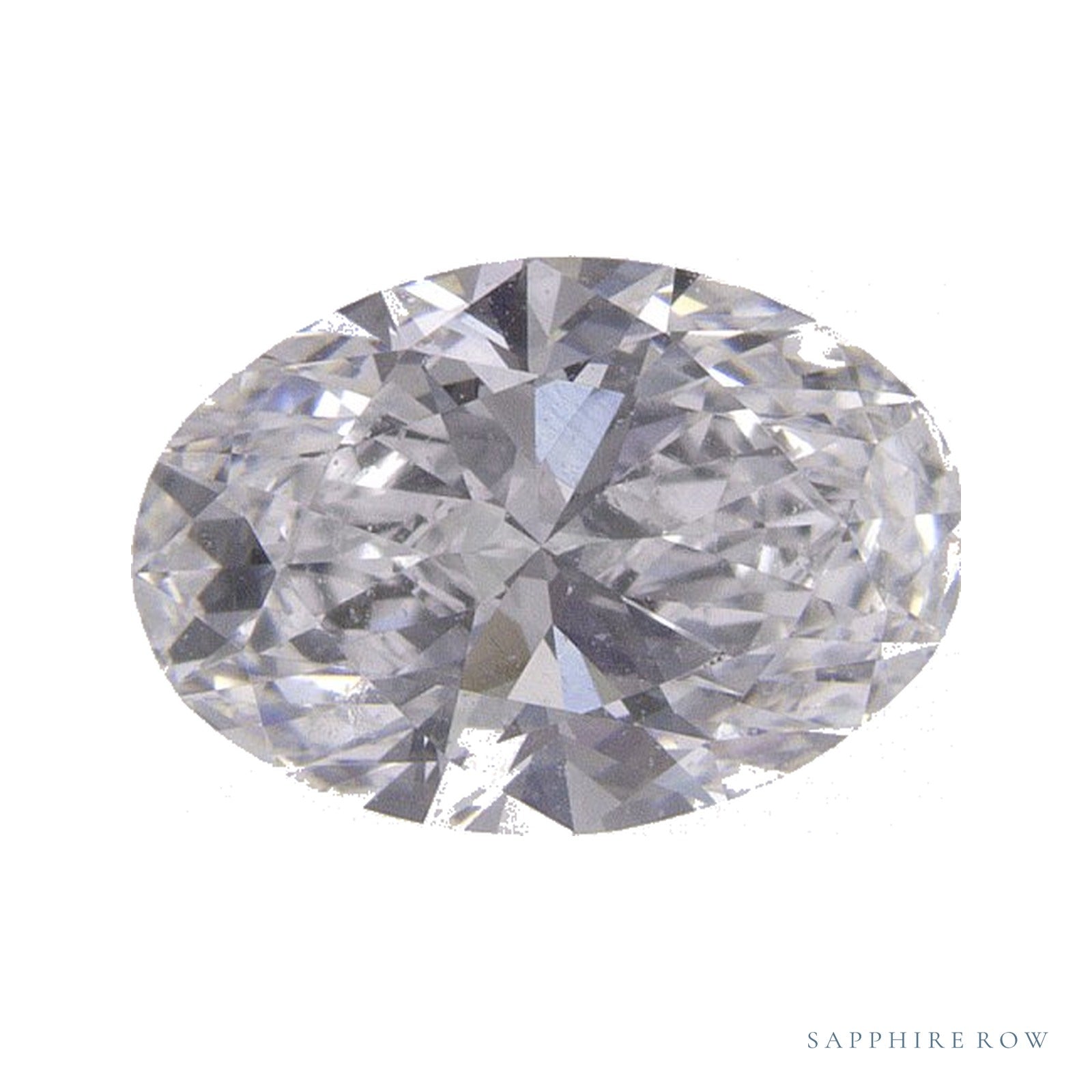 1.03 ct lab-grown diamond, oval cut | Sapphire Row · cut4
