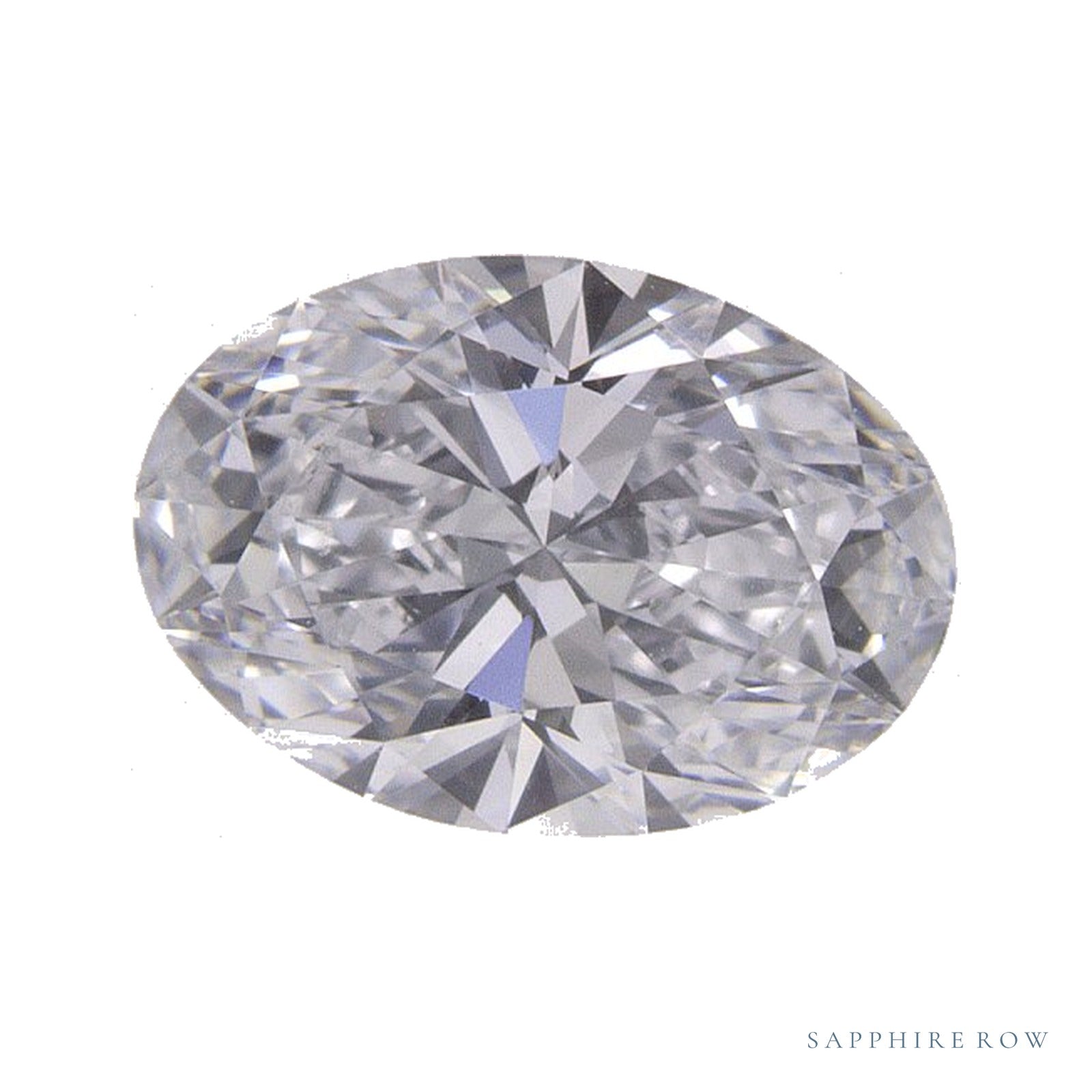 1.03 ct lab-grown diamond, oval cut | Sapphire Row · cut4