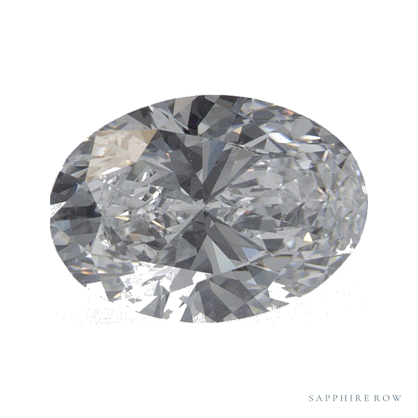 1.03 ct lab-grown diamond, oval cut | Sapphire Row · cut4