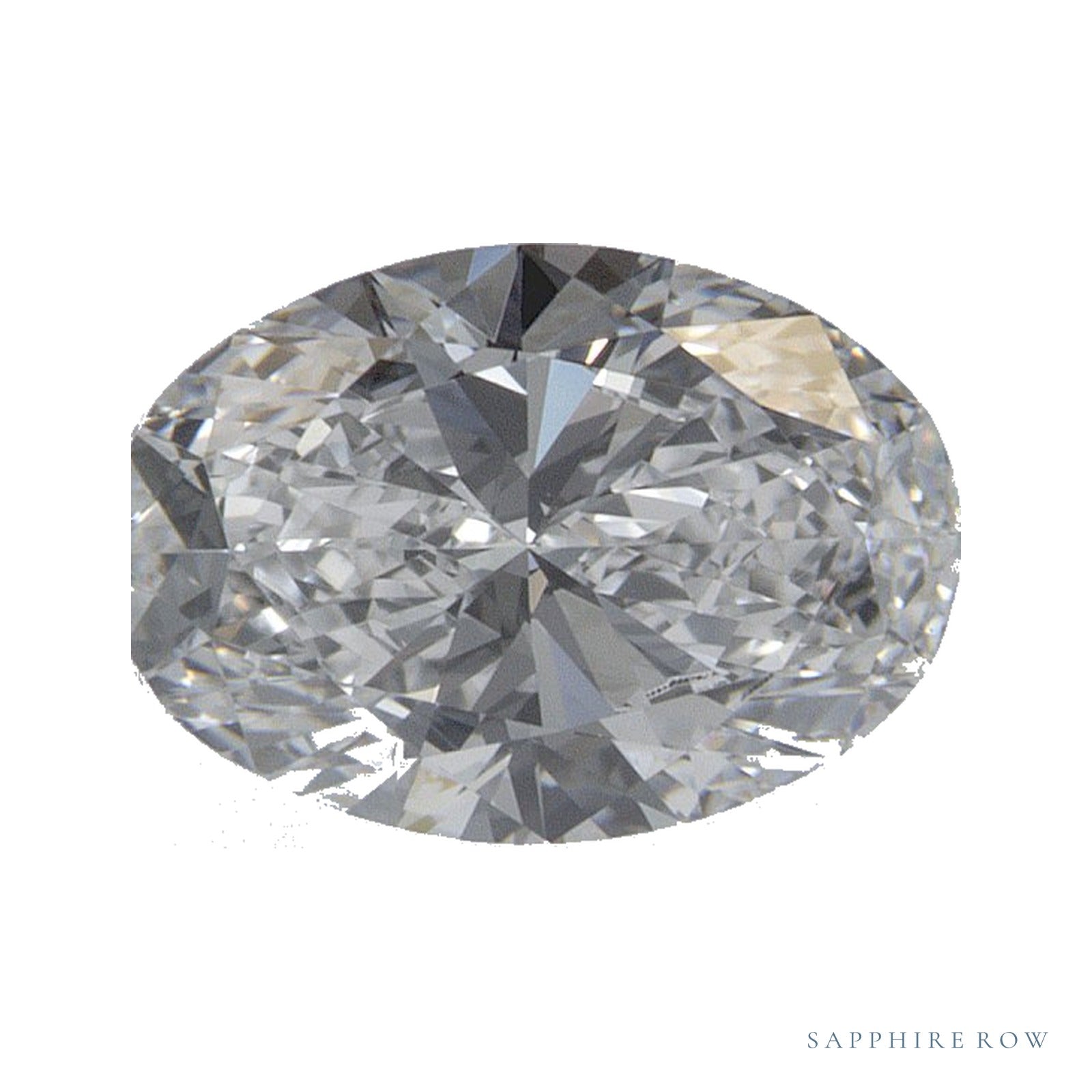 1.03 ct lab-grown diamond, oval cut | Sapphire Row · cut4