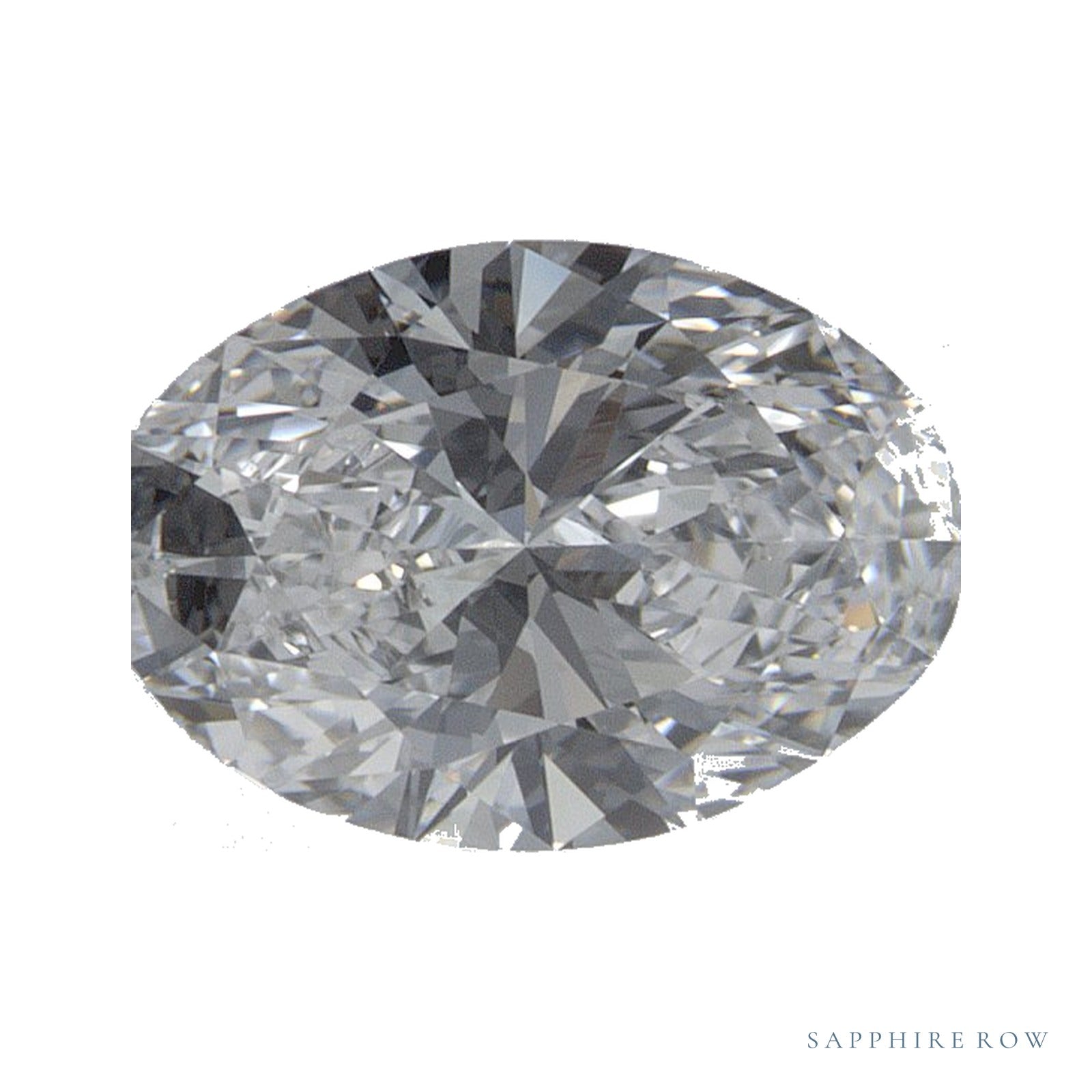 1.03 ct lab-grown diamond, oval cut | Sapphire Row · cut4