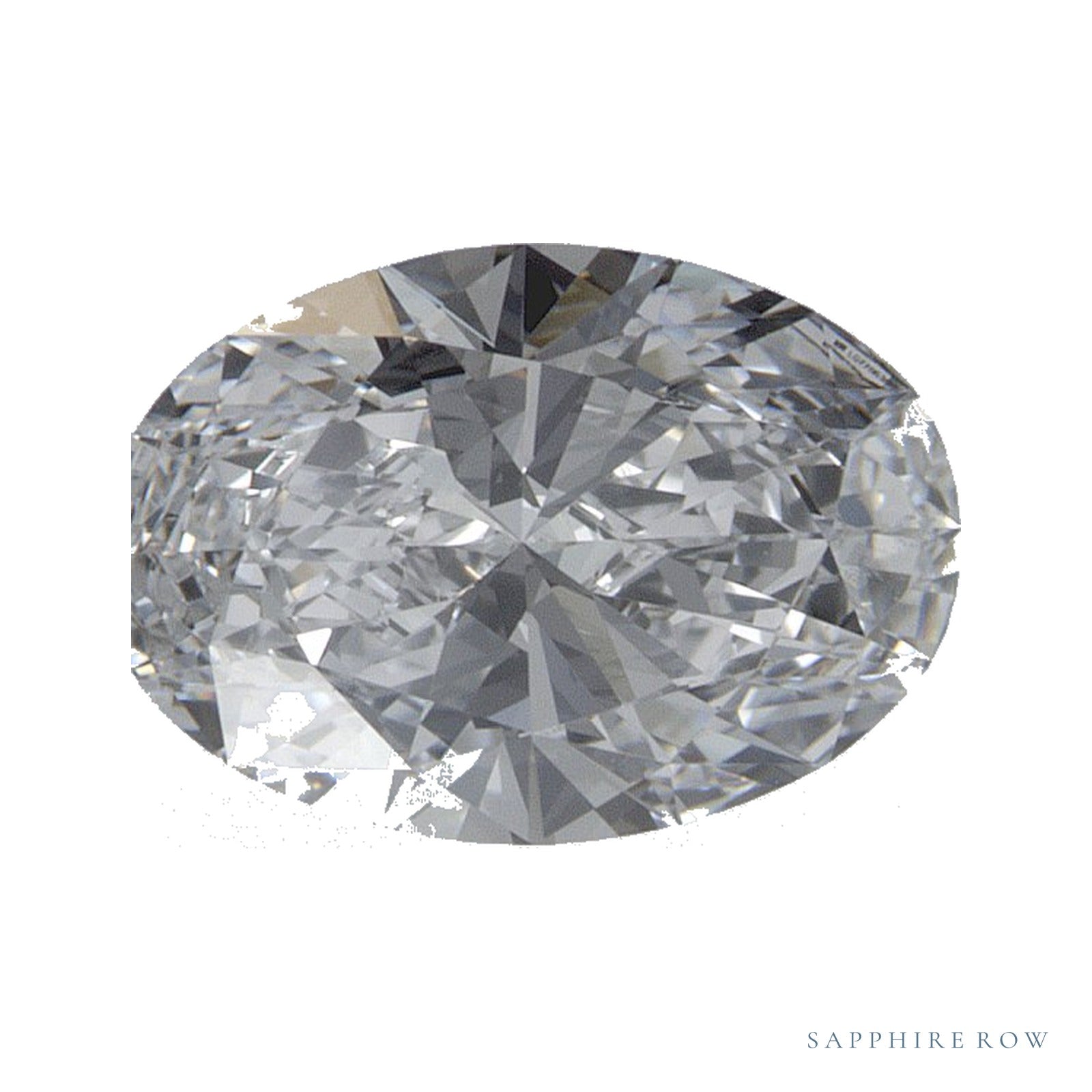1.03 ct lab-grown diamond, oval cut | Sapphire Row · cut4