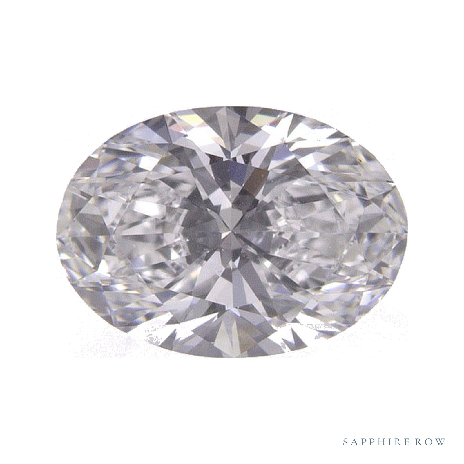 1.03 ct lab-grown diamond, oval cut | Sapphire Row · cut4