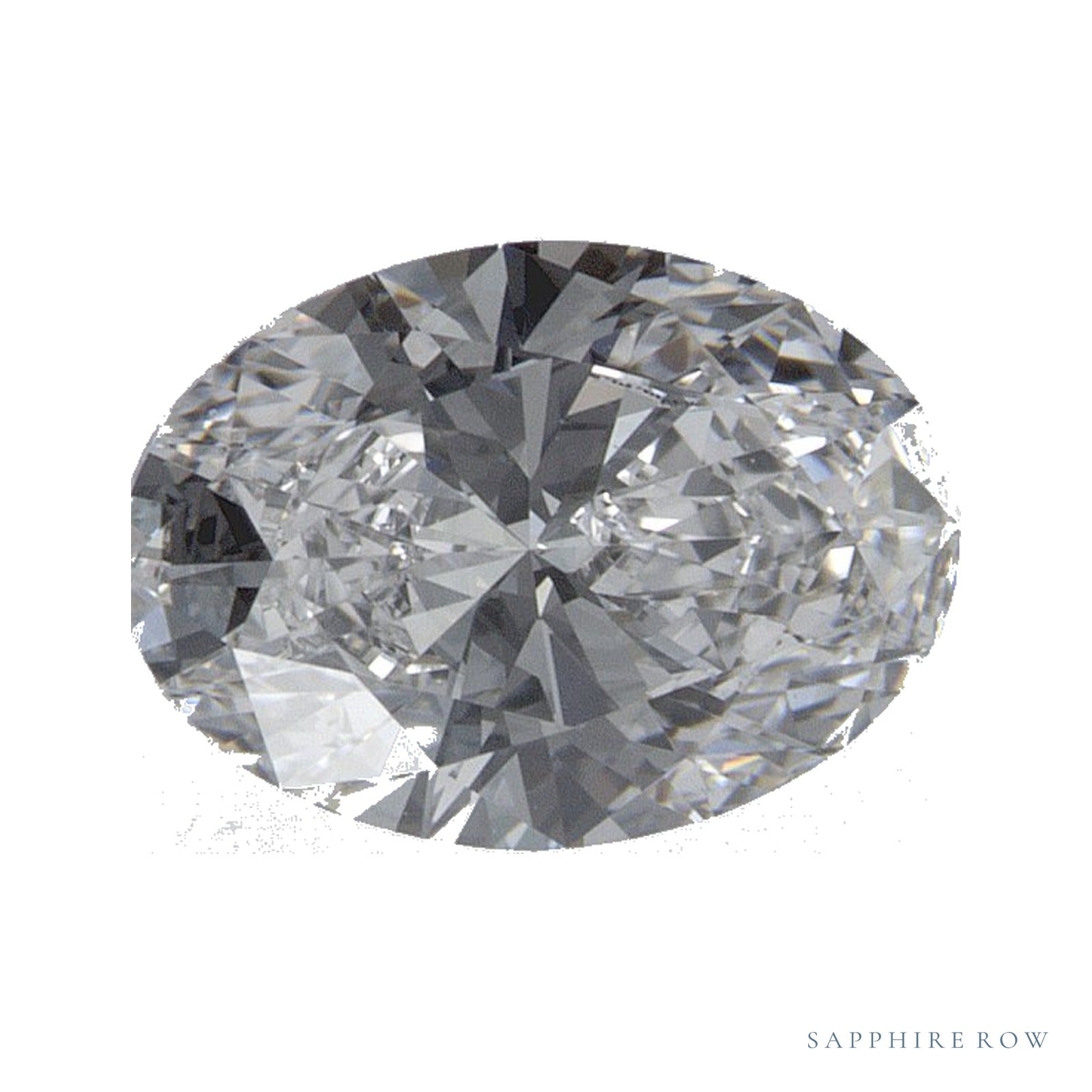 1.03 ct lab-grown diamond, oval cut | Sapphire Row · cut4