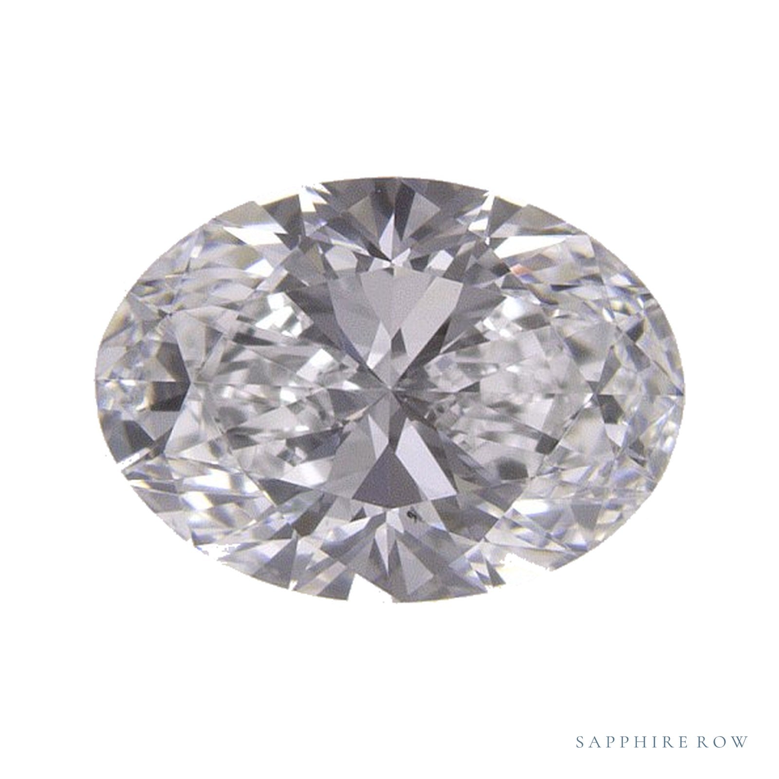 1.03 ct lab-grown diamond, oval cut | Sapphire Row · cut4
