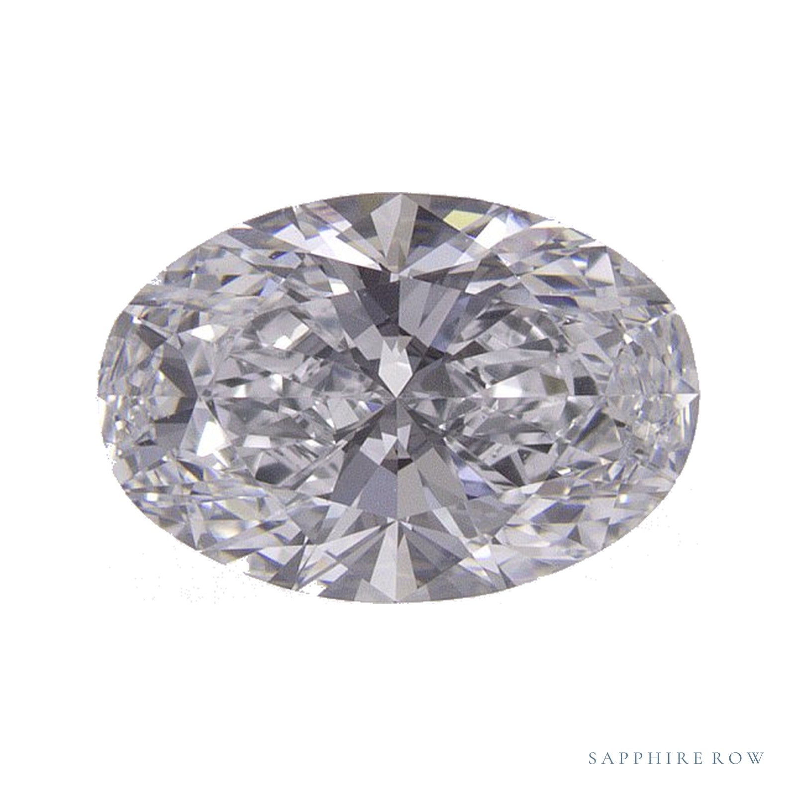 1.03 ct lab-grown diamond, oval cut | Sapphire Row · cut4