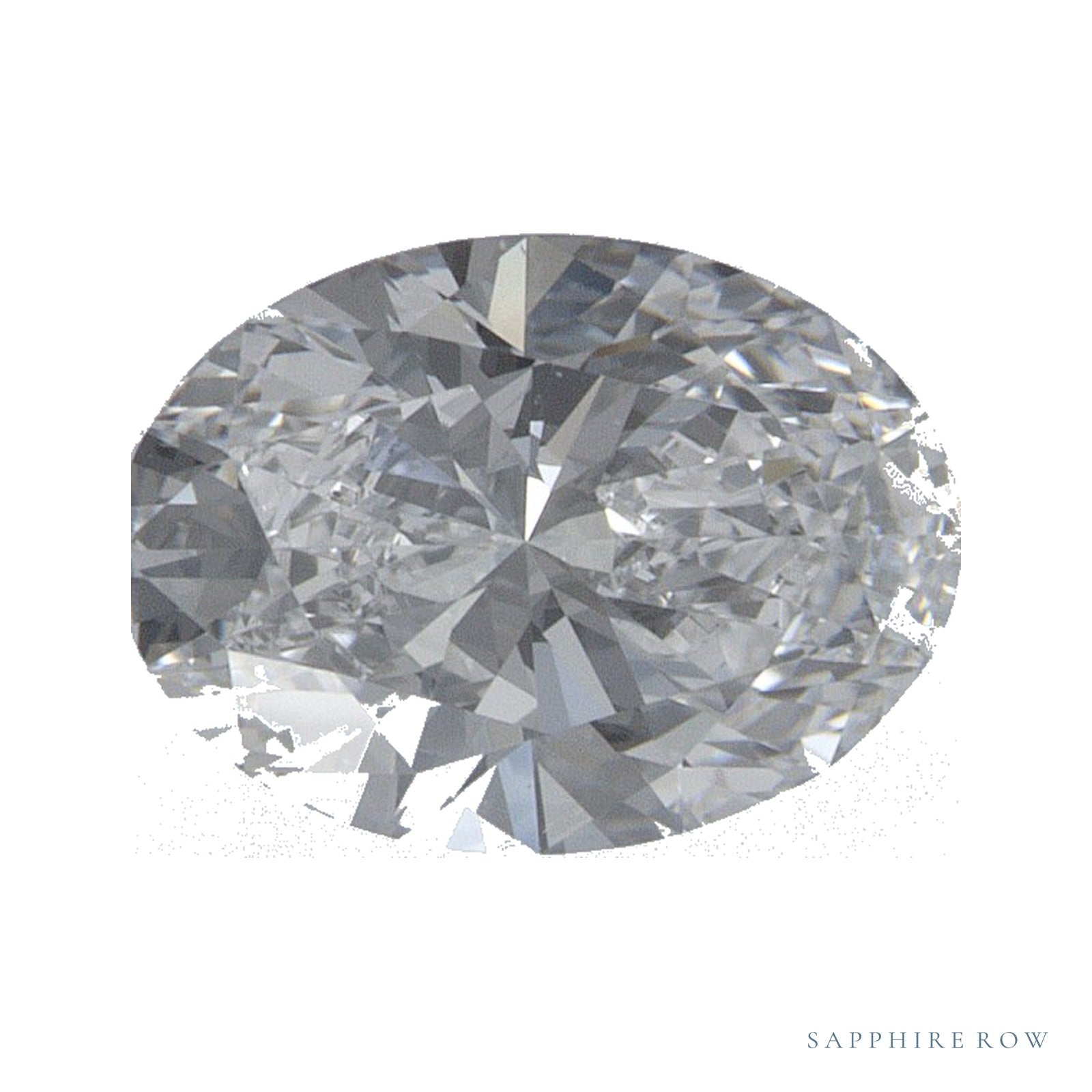 1.03 ct lab-grown diamond, oval cut | Sapphire Row · cut4
