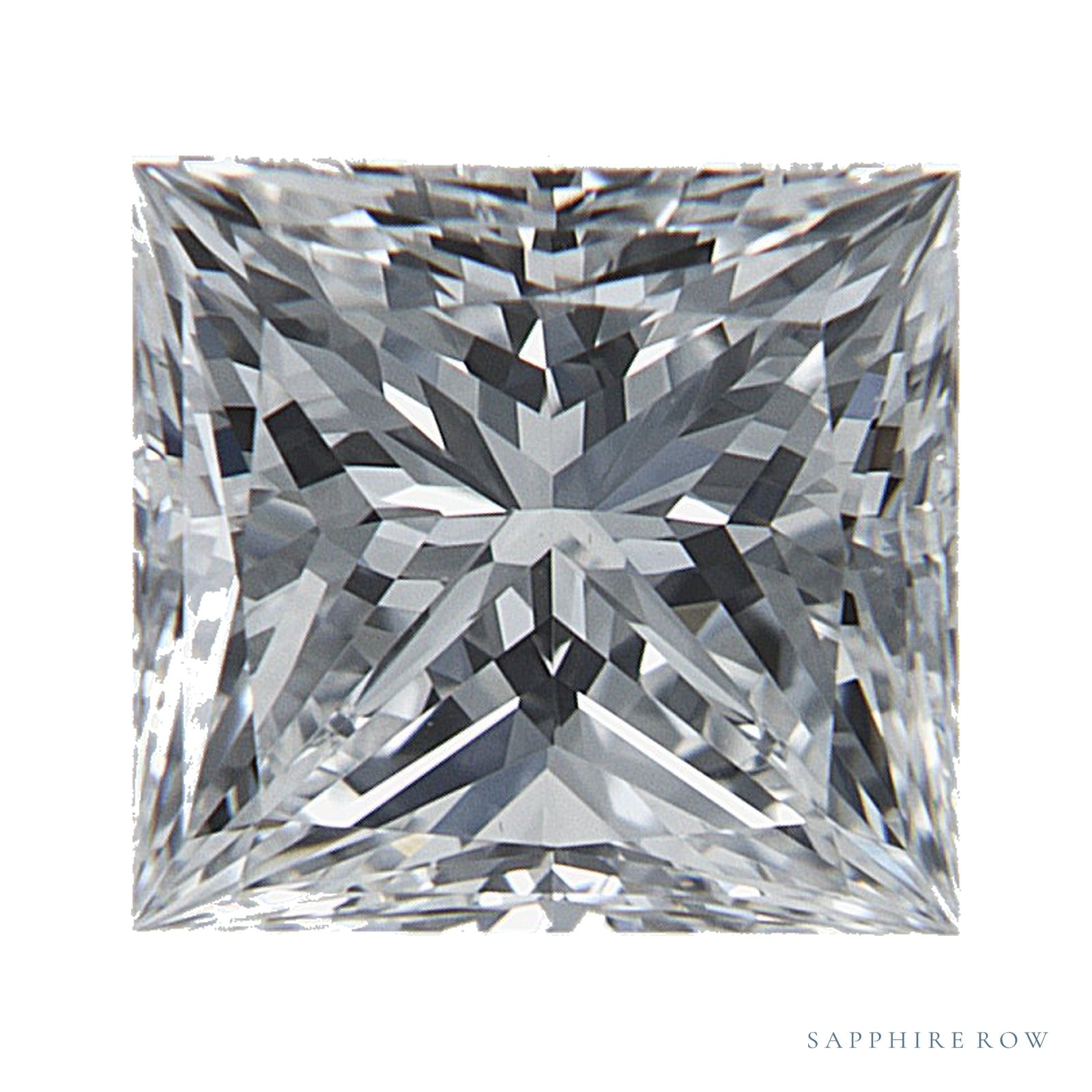 1.02 ct natural diamond, square cut | Sapphire Row · cut4