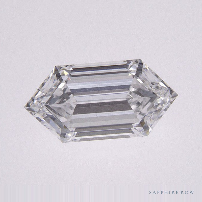 1.02 ct lab-grown diamond, elongated hexagon cut | Sapphire Row · cut7