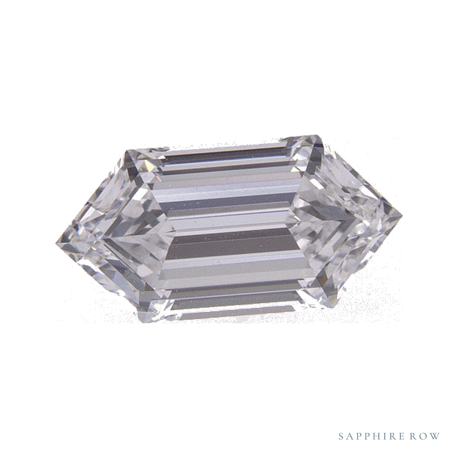 1.02 ct lab-grown diamond, elongated hexagon cut | Sapphire Row · cut4