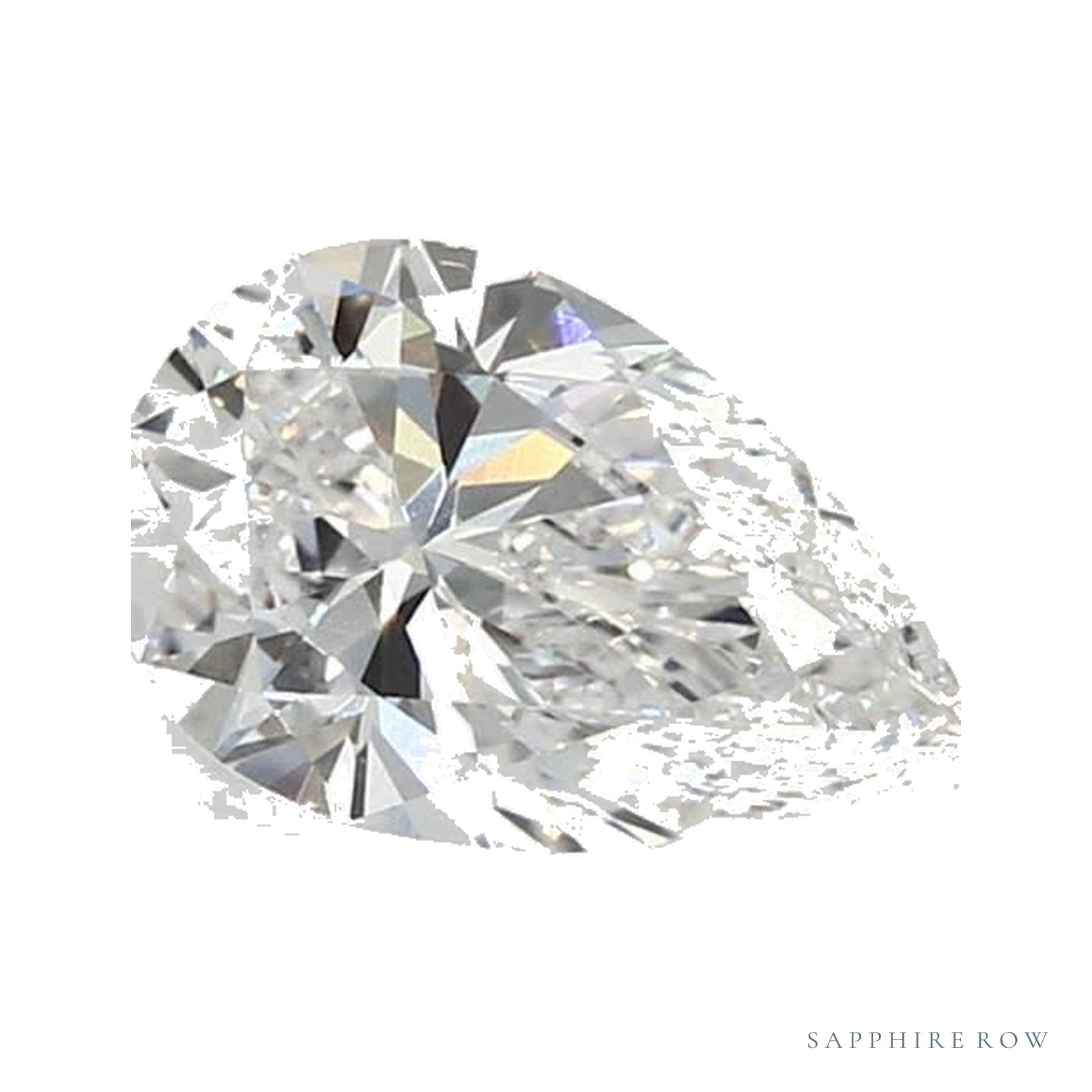 1.02 ct lab-grown diamond, pear cut | Sapphire Row · cut4
