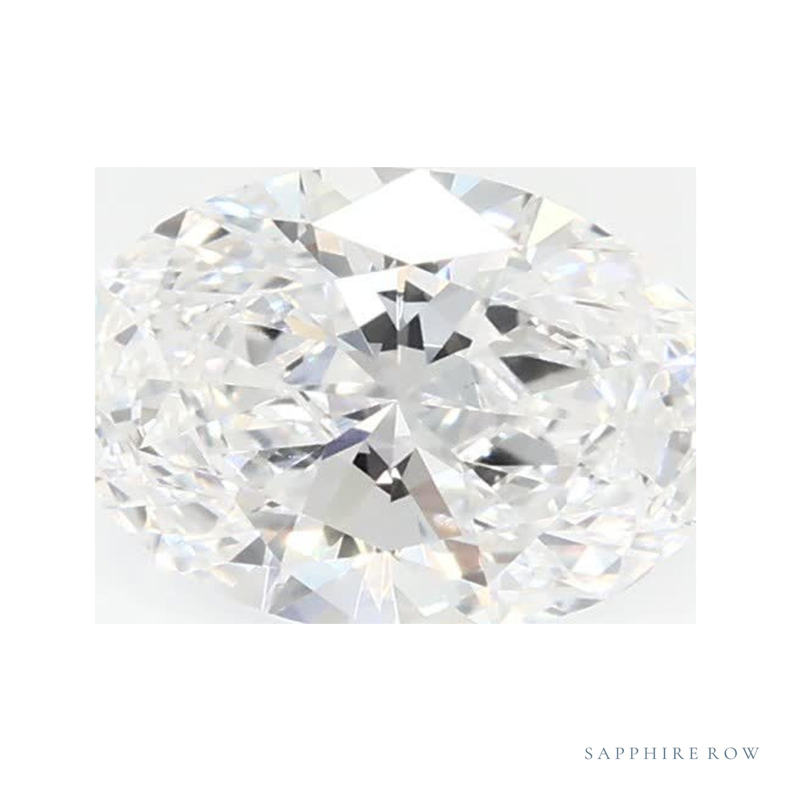 1.02 ct lab-grown diamond, oval cut | Sapphire Row · cut4