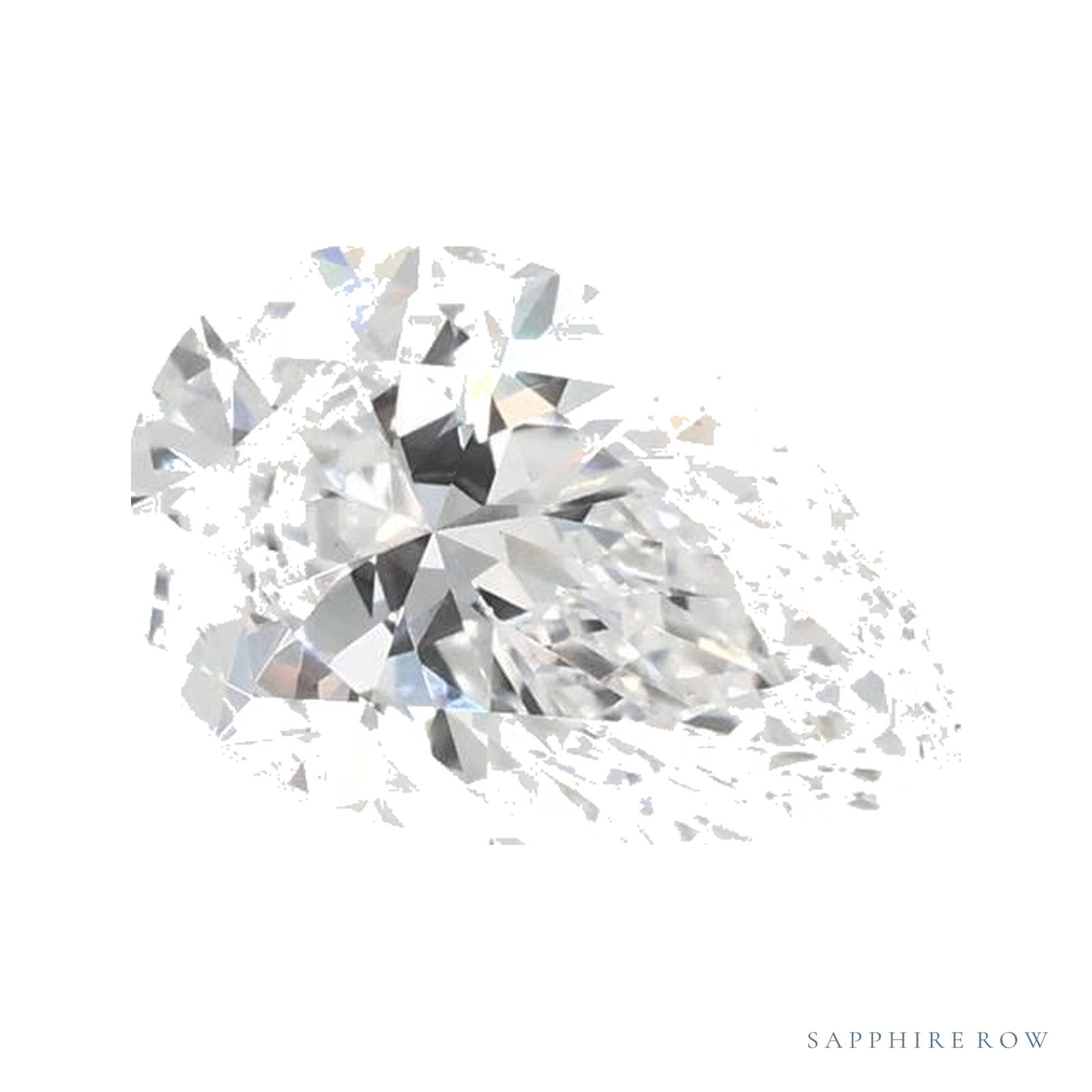 1.02 ct lab-grown diamond, pear cut | Sapphire Row · cut4
