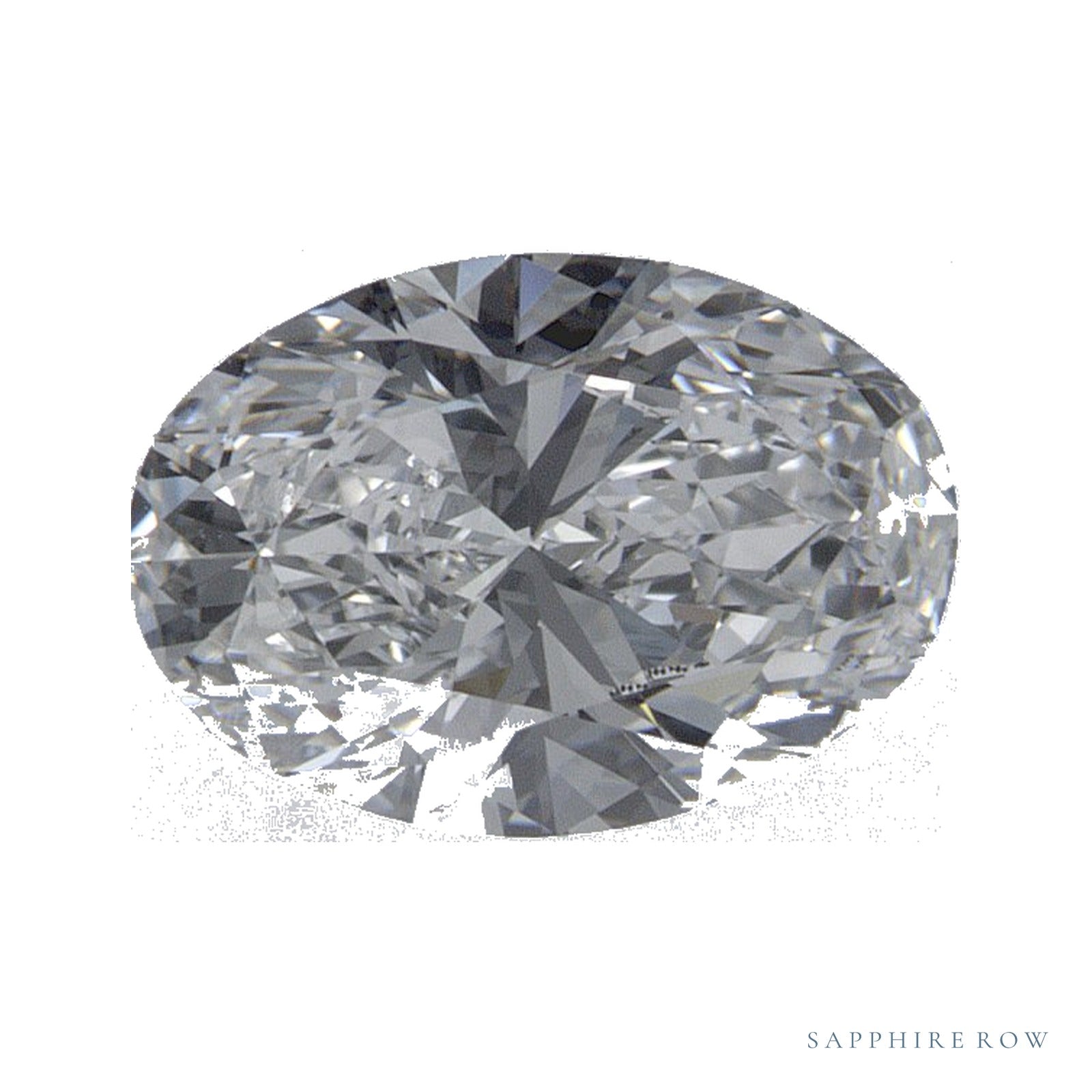 1.02 ct lab-grown diamond, oval cut | Sapphire Row · cut4