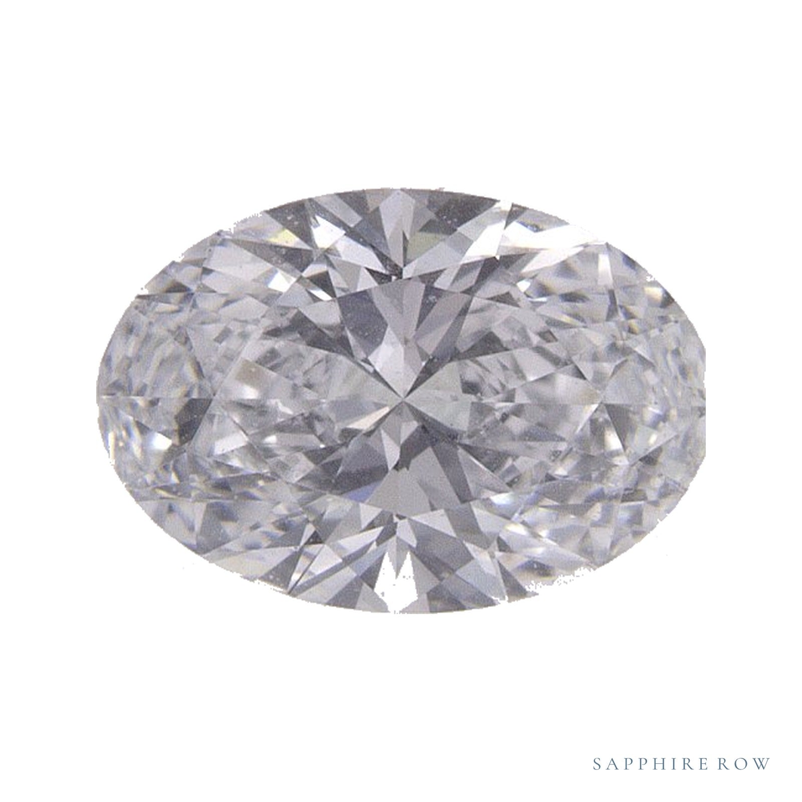 1.02 ct lab-grown diamond, oval cut | Sapphire Row · cut4