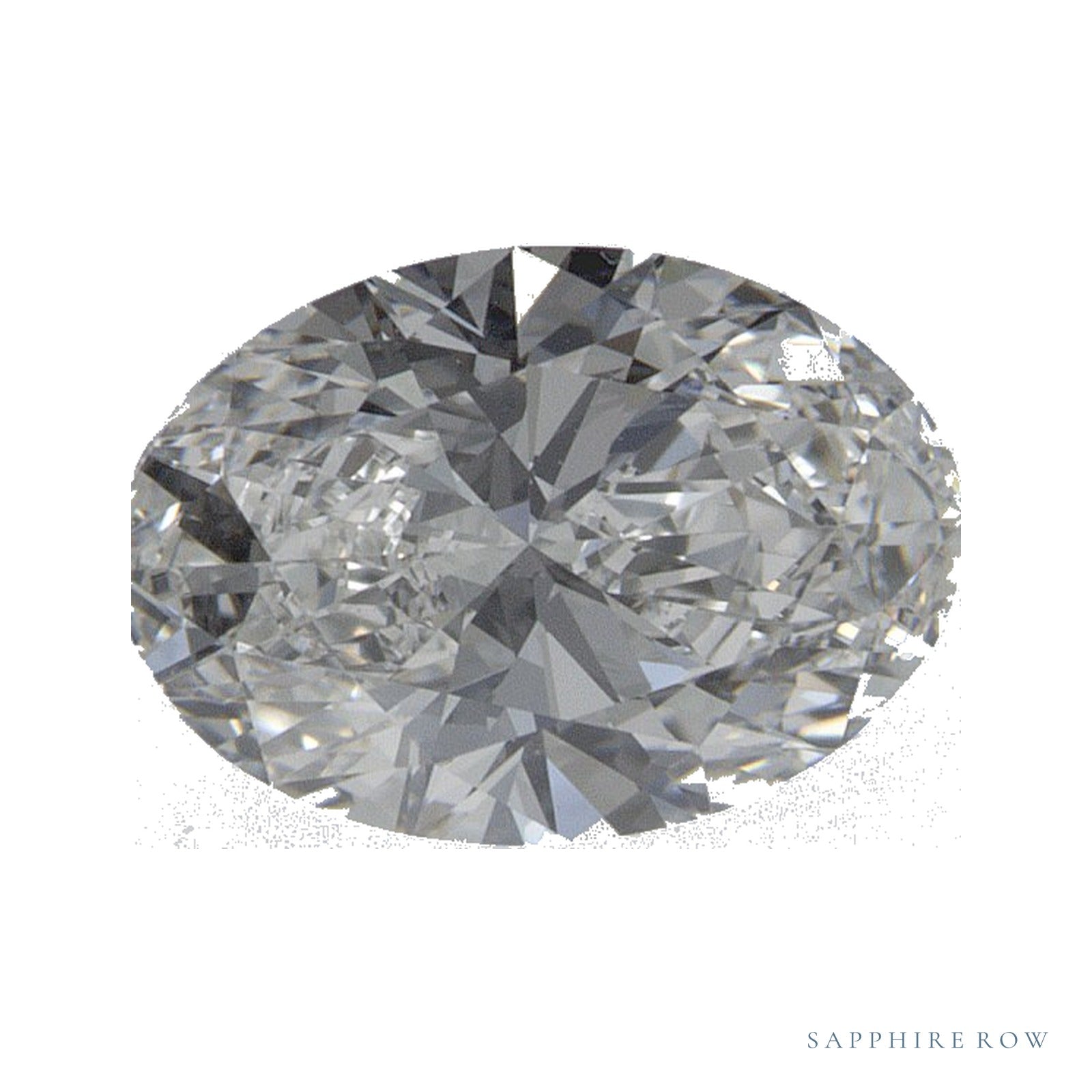 1.02 ct lab-grown diamond, oval cut | Sapphire Row · cut4