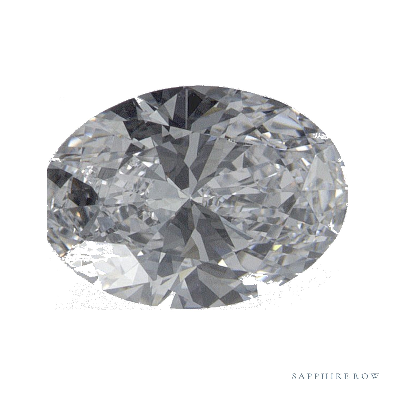 1.02 ct lab-grown diamond, oval cut | Sapphire Row · cut4